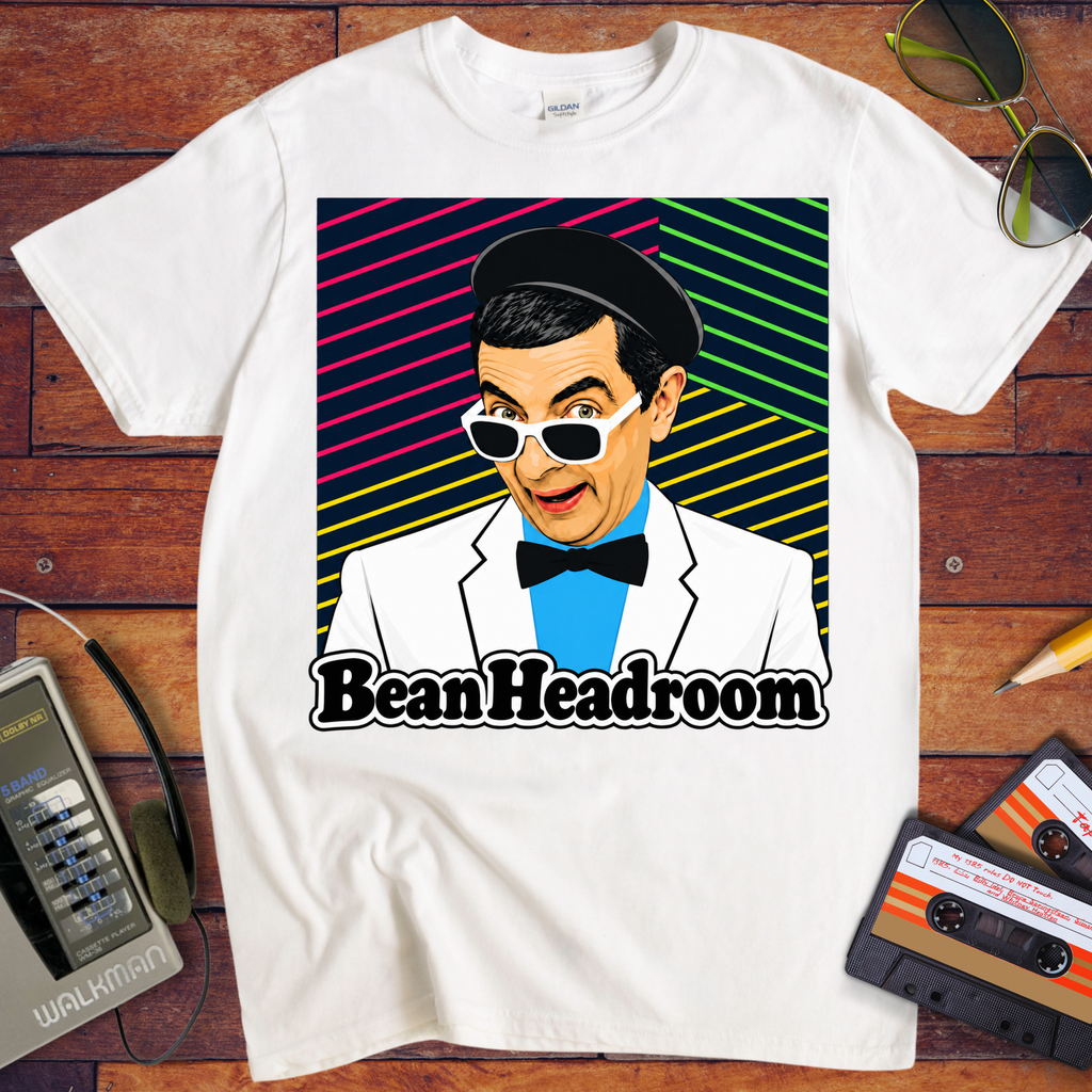 'Bean Headroom' Funny T-Shirts