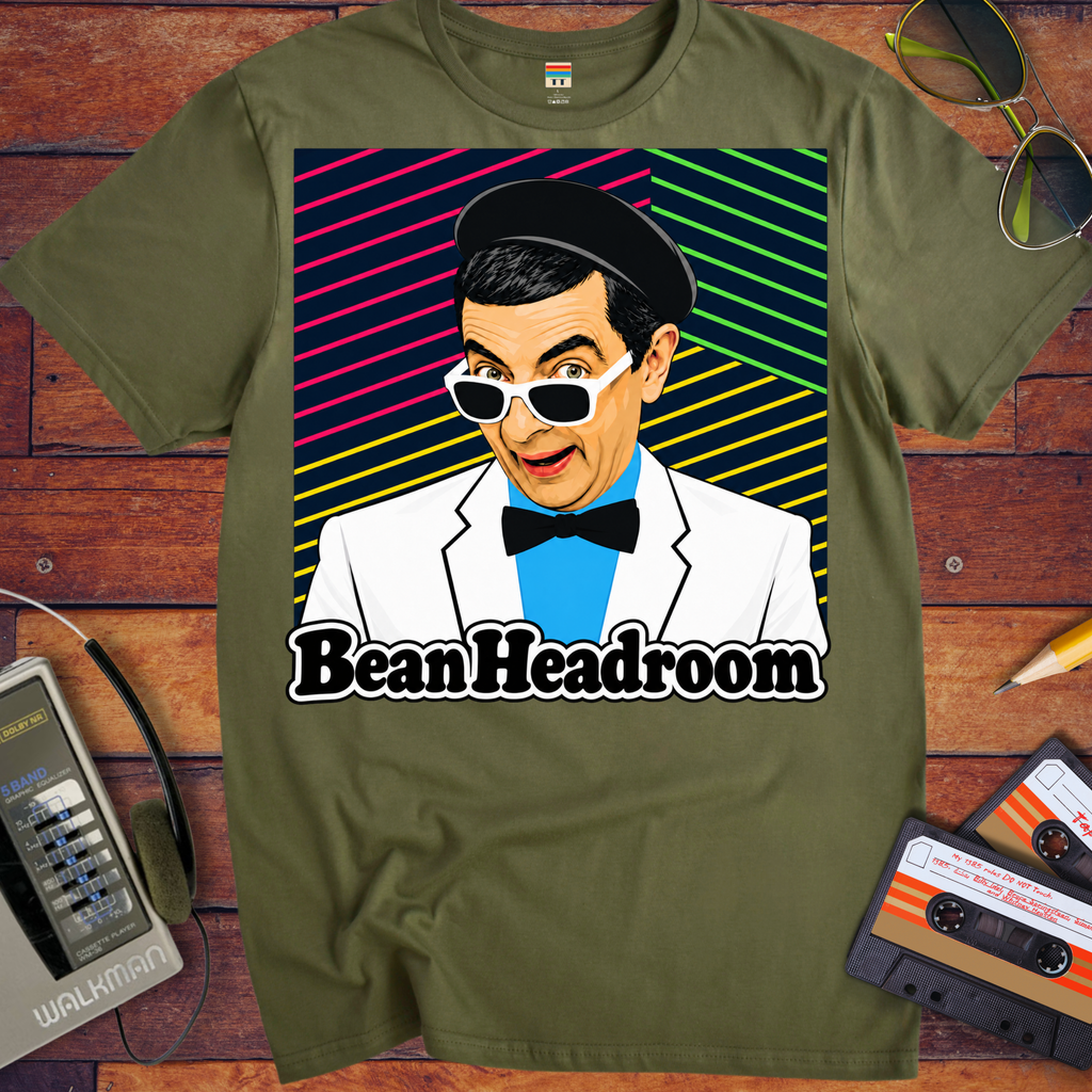 'Bean Headroom' Funny T-Shirts