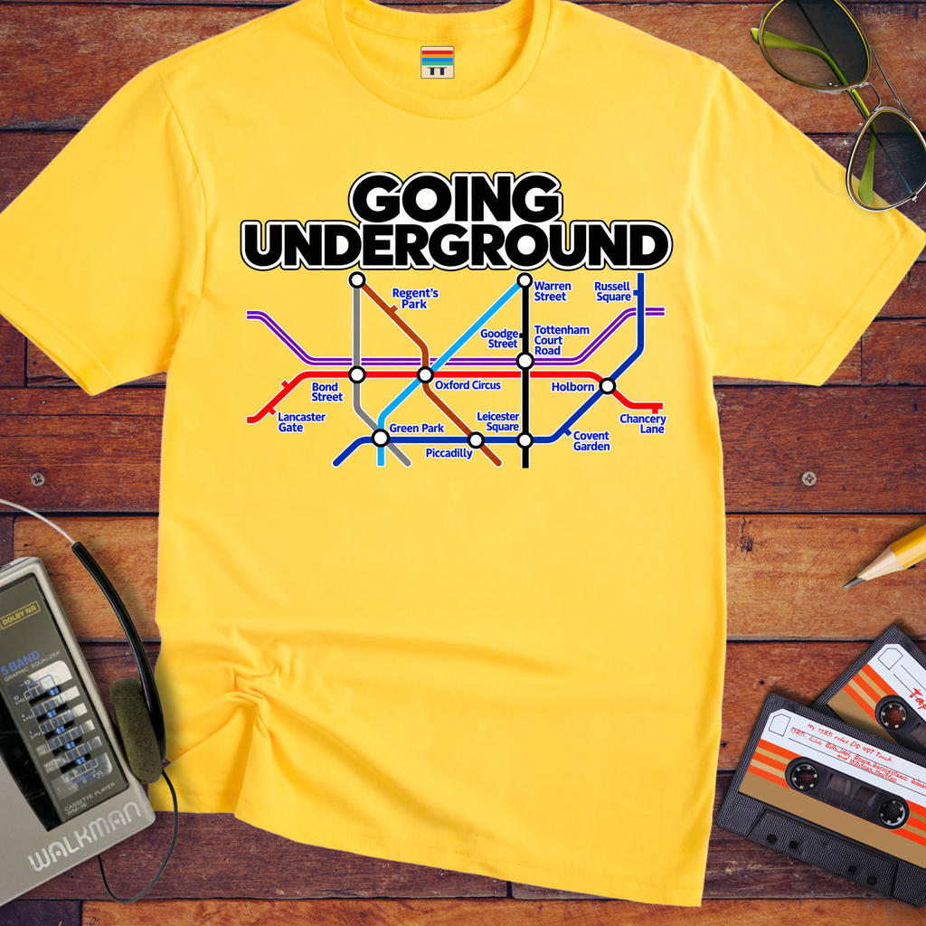 'Going Underground ' Funny T-Shirts