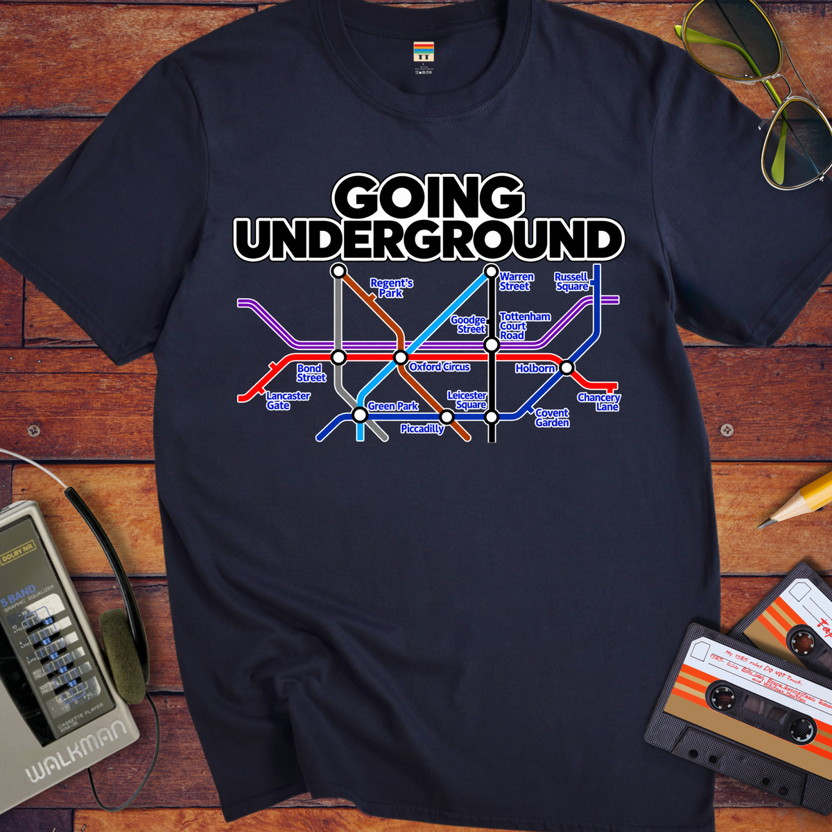 'Going Underground ' Funny T-Shirts