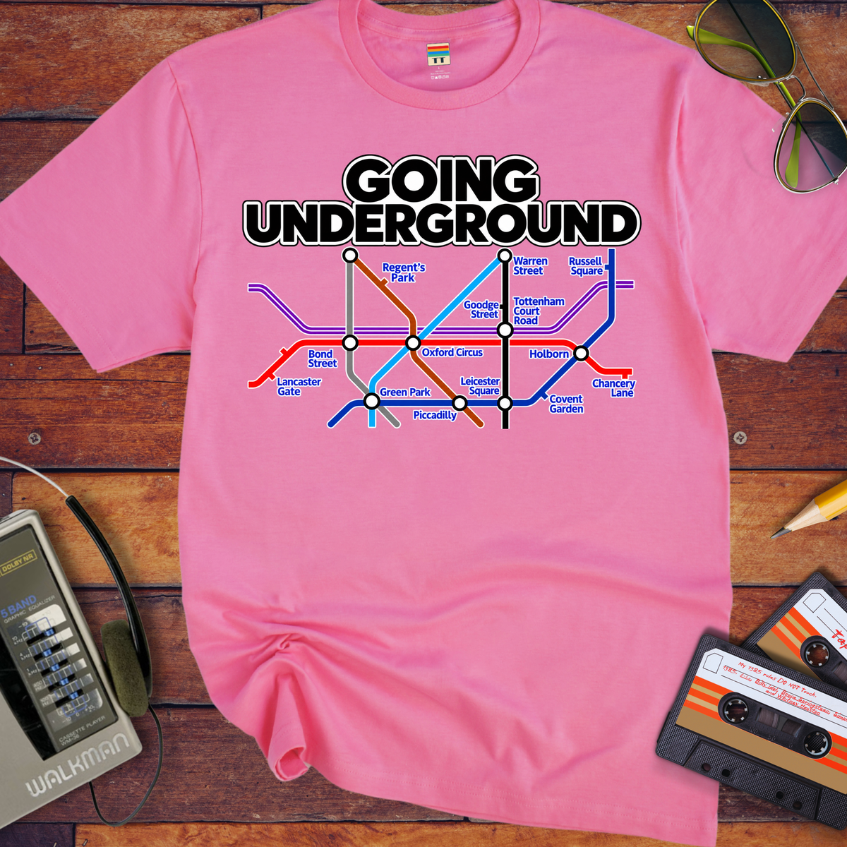 'Going Underground ' Funny T-Shirts