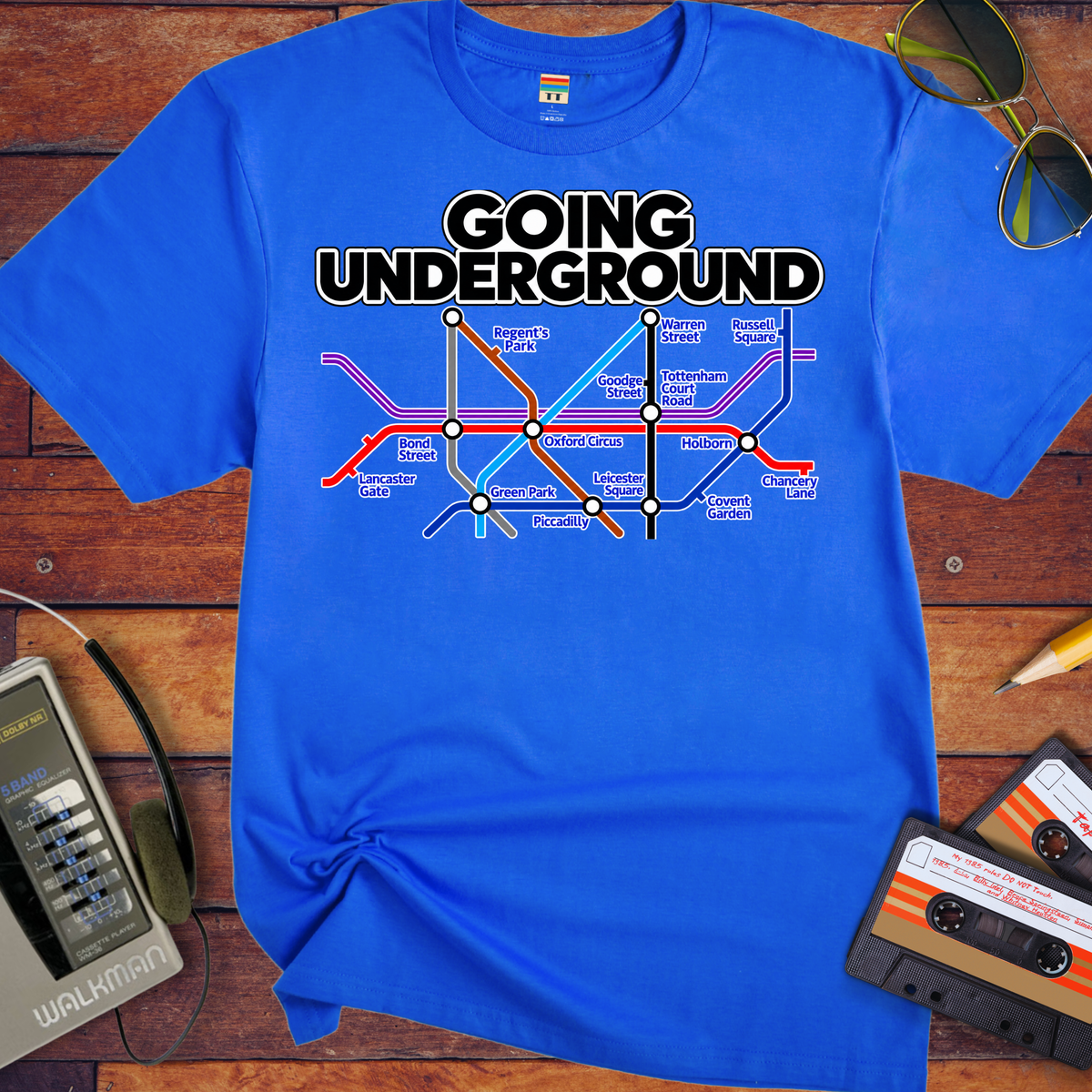 'Going Underground ' Funny T-Shirts