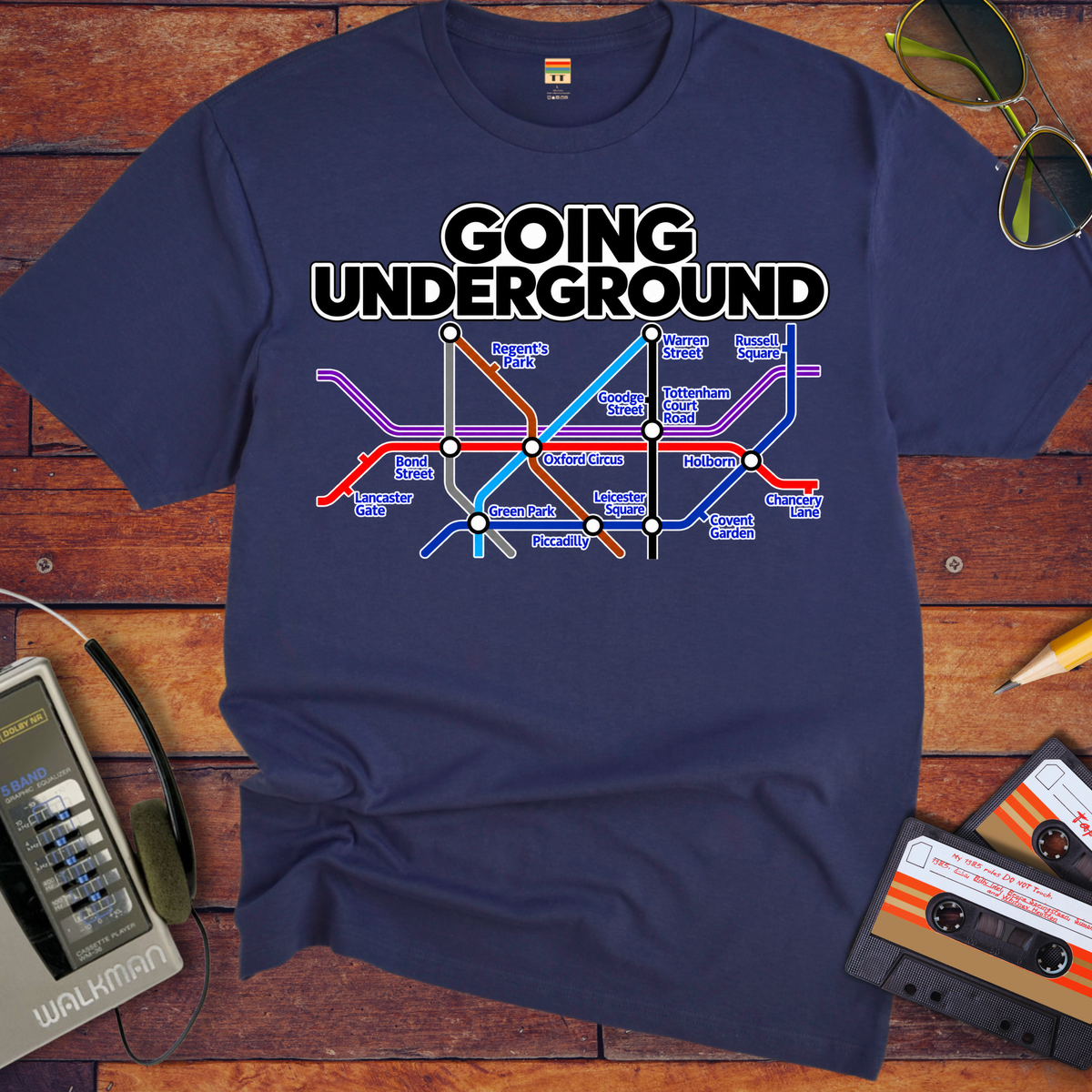 'Going Underground ' Funny T-Shirts