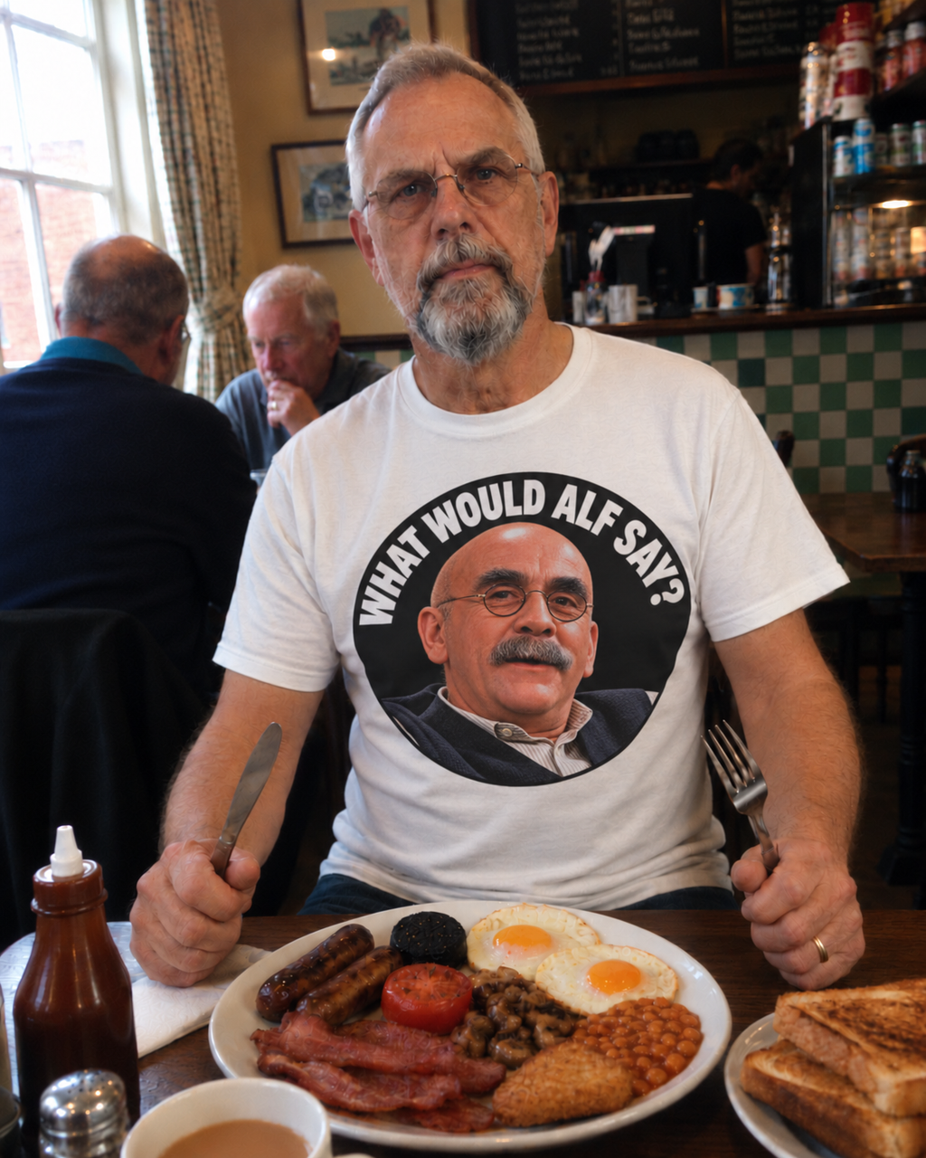 'What Would Alf Say?' Funny T-Shirts