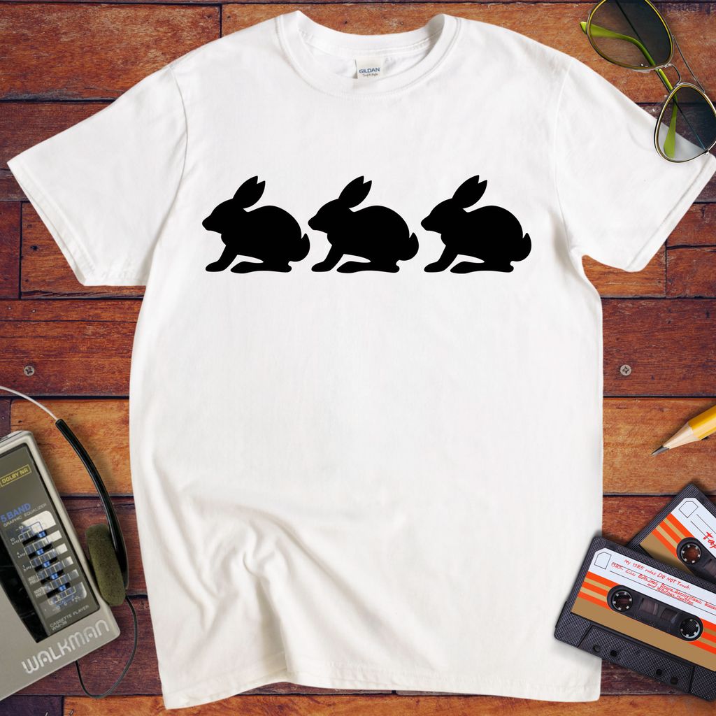 'Rabbit, rabbit, rabbit' Funny T-Shirts