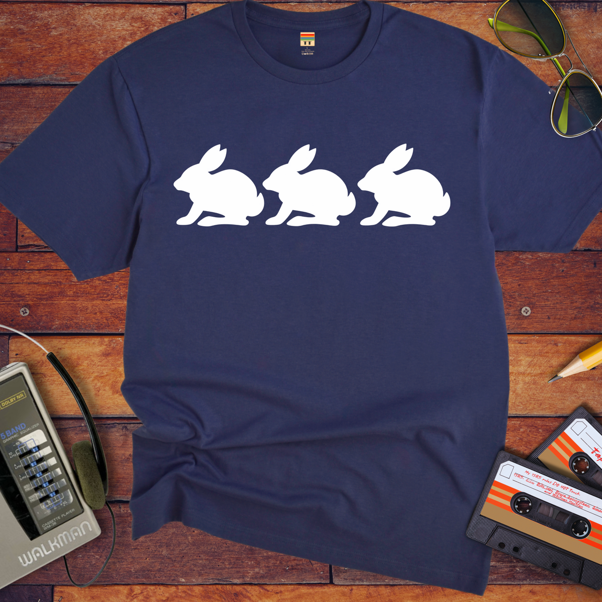 'Rabbit, rabbit, rabbit' Funny T-Shirts