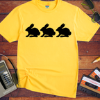 'Rabbit, rabbit, rabbit' Funny T-Shirts