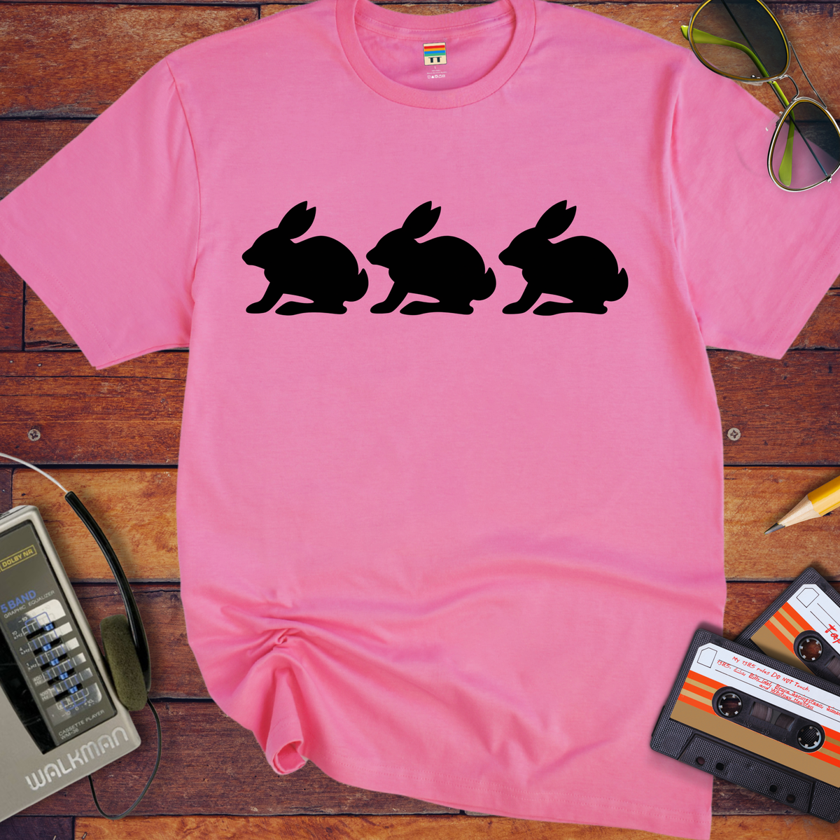 'Rabbit, rabbit, rabbit' Funny T-Shirts