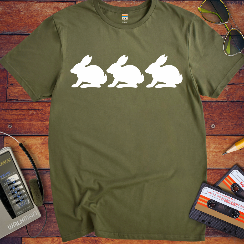 'Rabbit, rabbit, rabbit' Funny T-Shirts