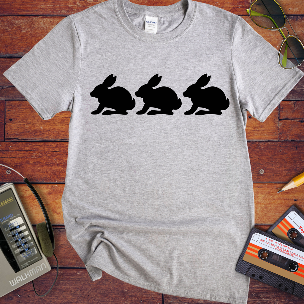 'Rabbit, rabbit, rabbit' Funny T-Shirts