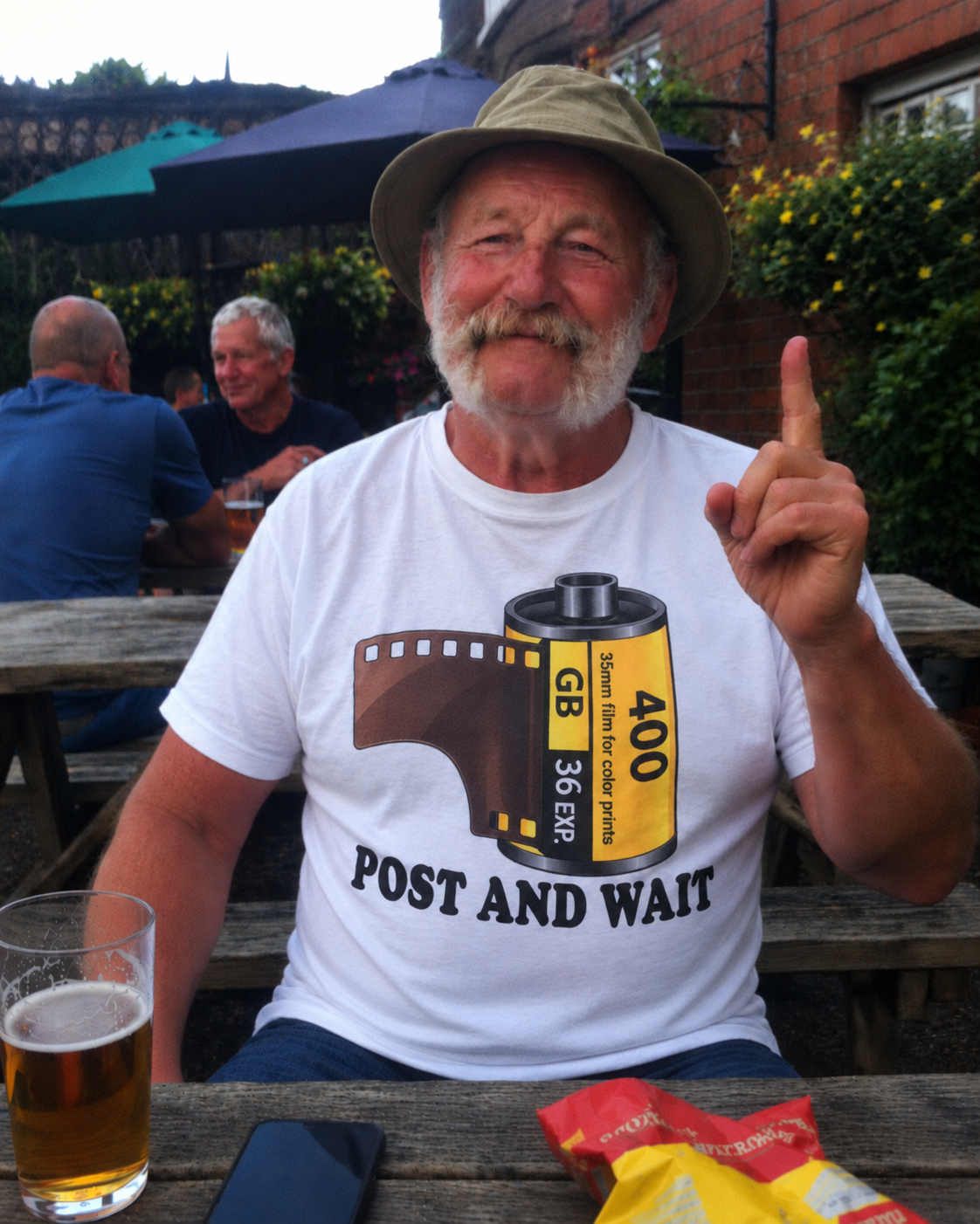 'Post, And Wait' Funny T-Shirts