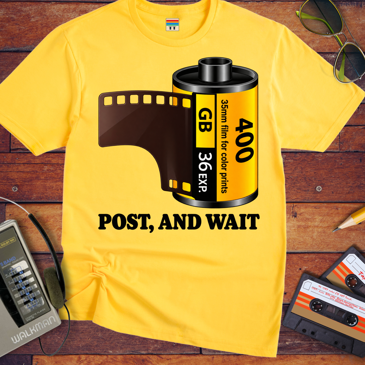 'Post, And Wait' Funny T-Shirts
