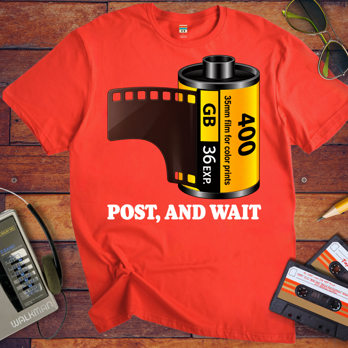 'Post, And Wait' Funny T-Shirts