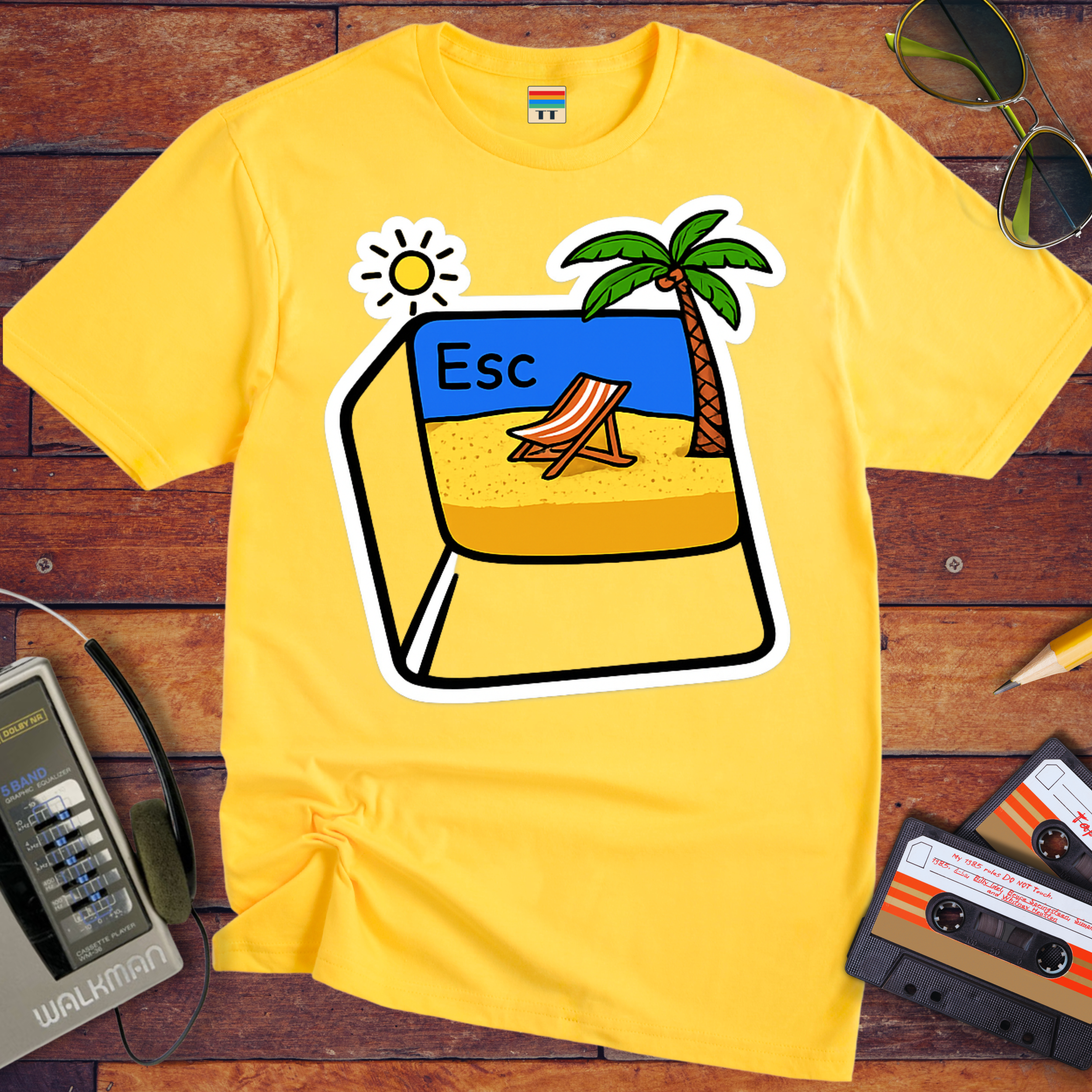 'ESC KEY' Funny T-Shirt