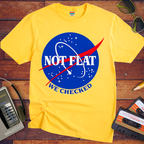 'Not Flat' Funny T-Shirt