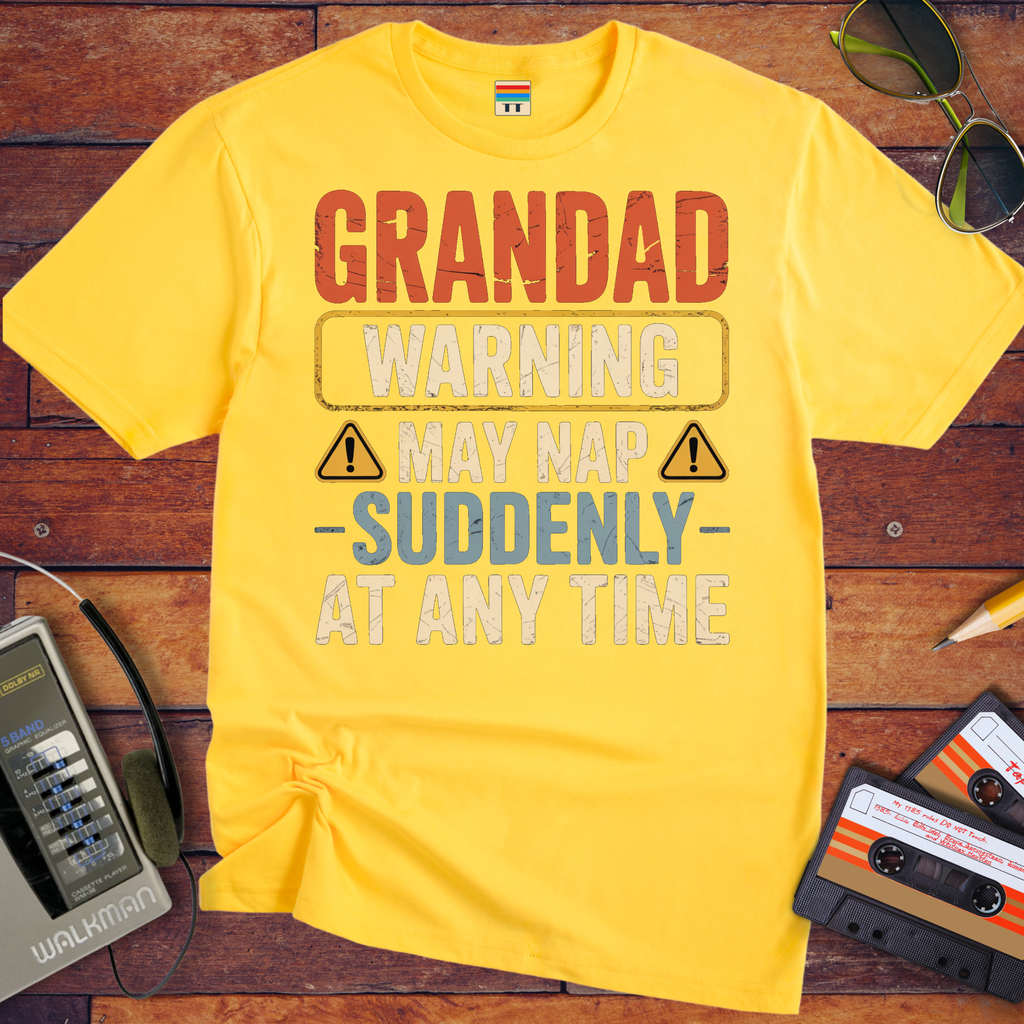 'Grandad Warning' Funny T-Shirt