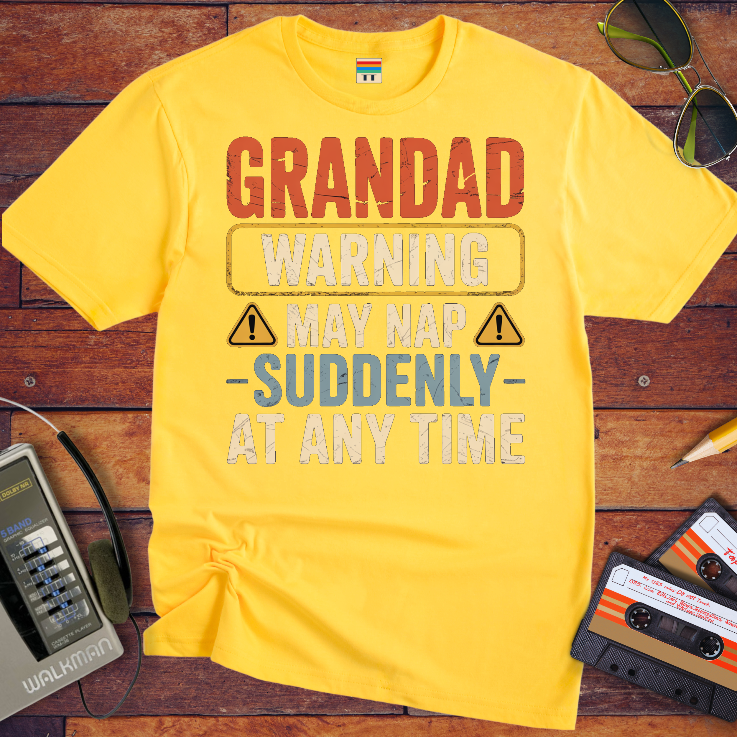 'Grandad Warning' Funny T-Shirt