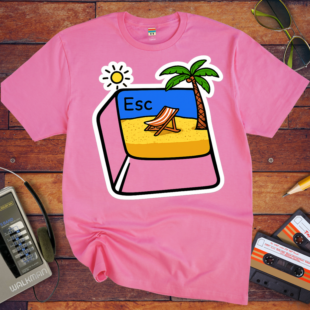 'ESC KEY' Funny T-Shirt
