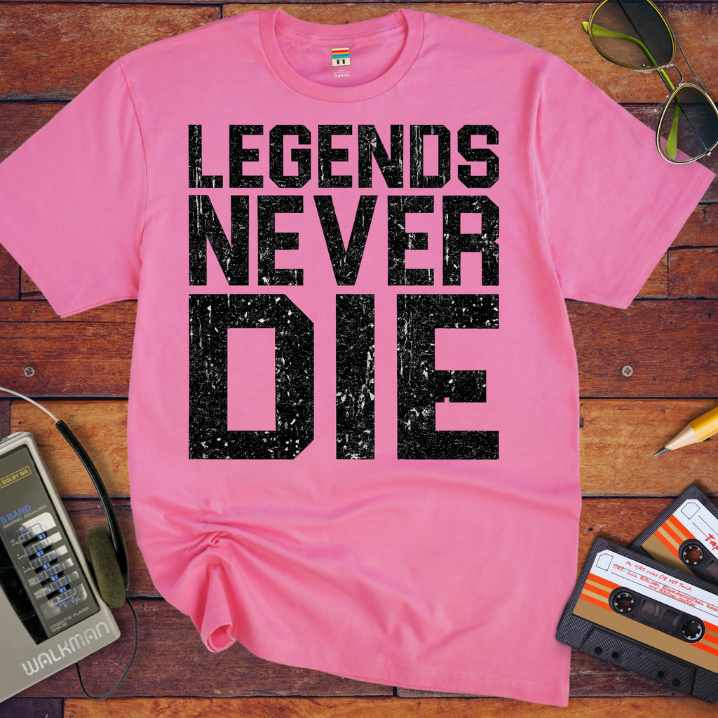 ' Old Legends Never Die ' Funny T-Shirt