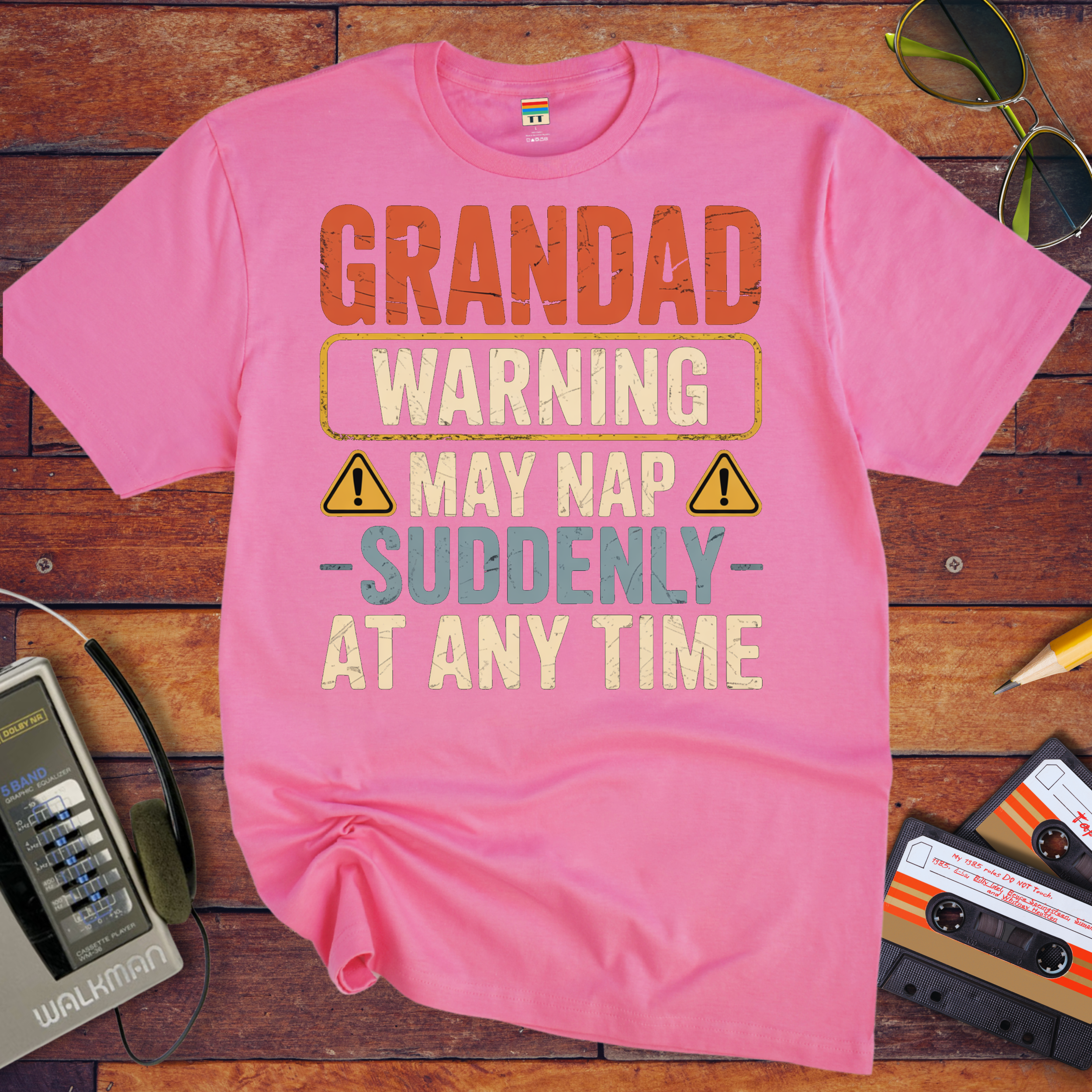 'Grandad Warning' Funny T-Shirt