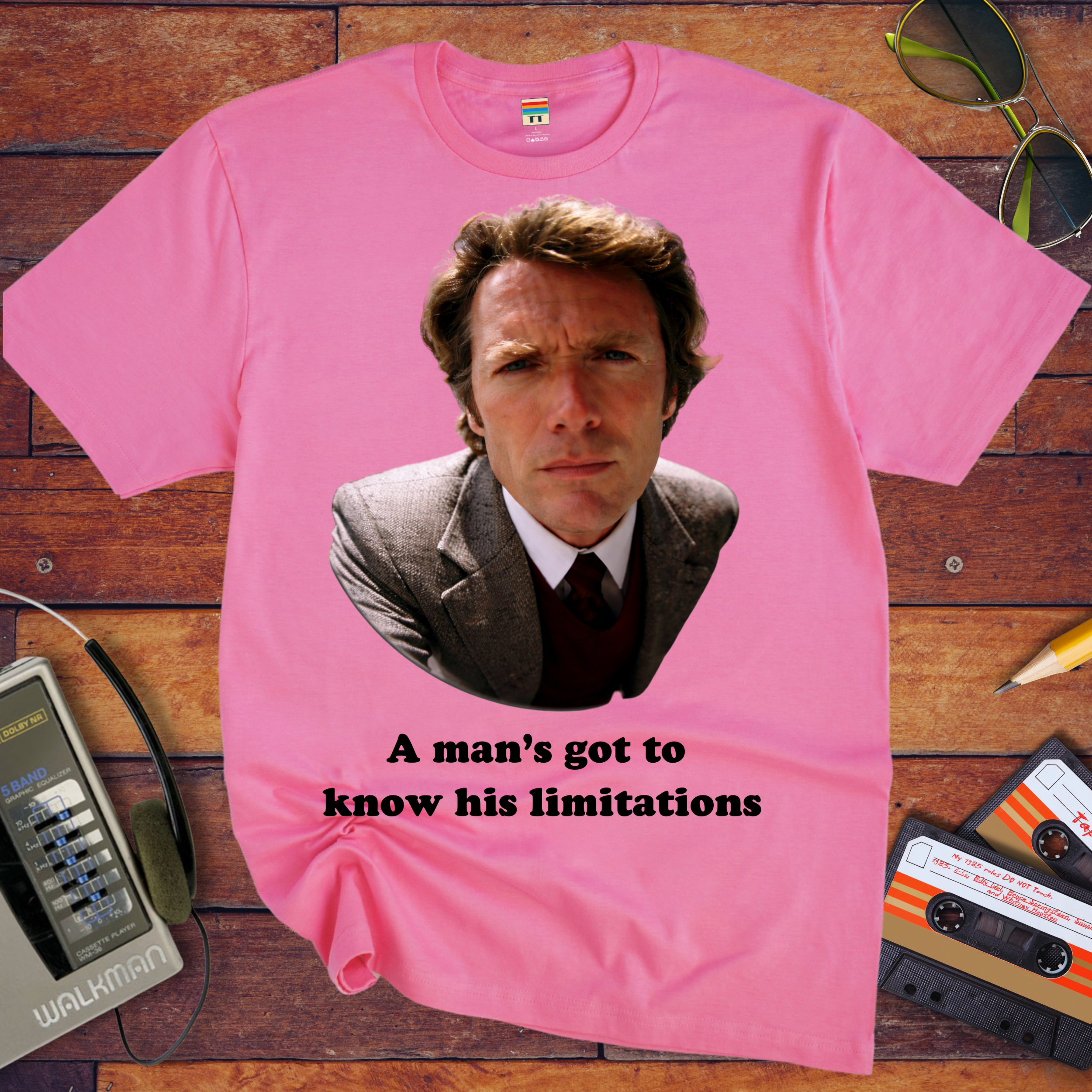 'A Man's Got To Know His limitations'  T-Shirt