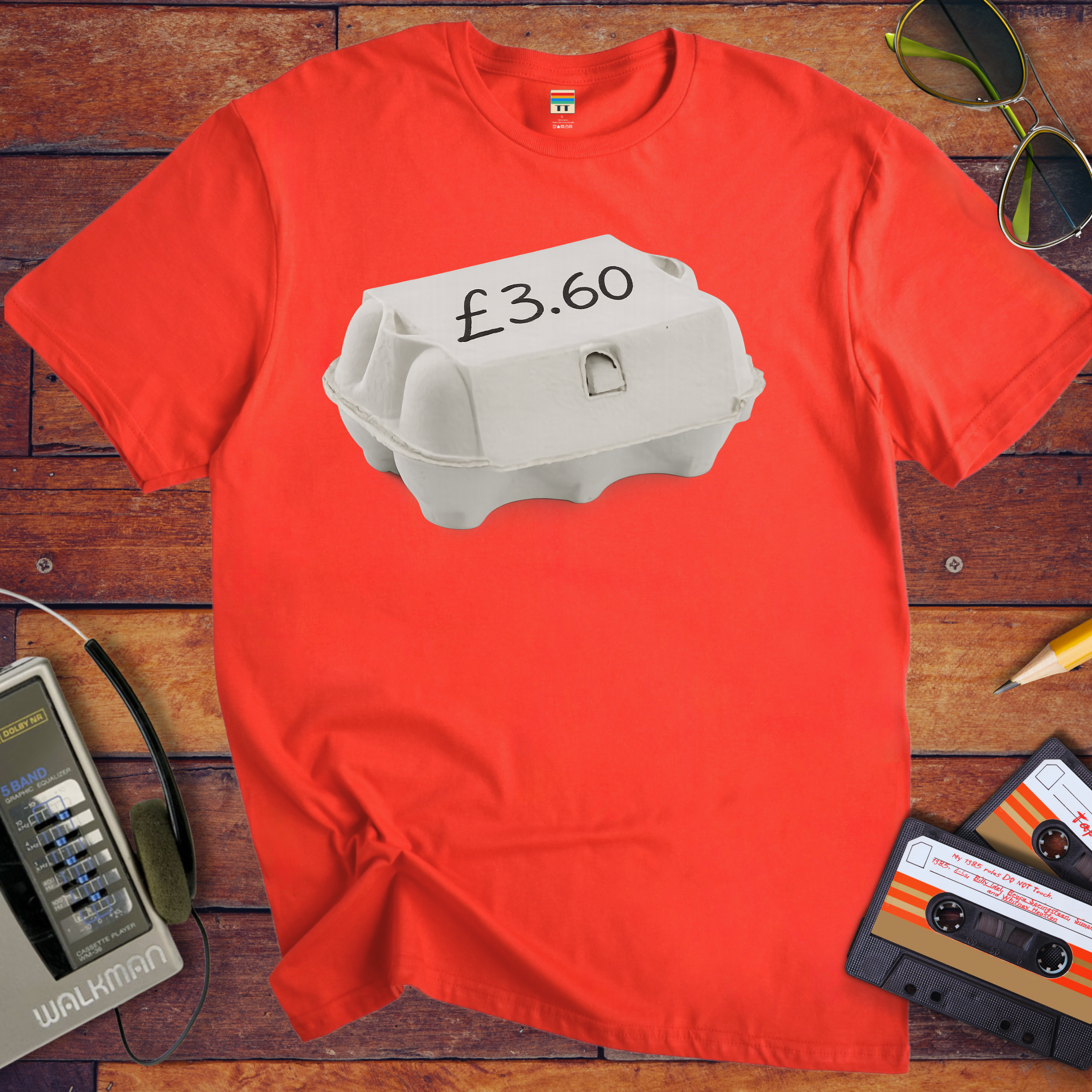 'Eggs Box  360' Funny T-Shirt
