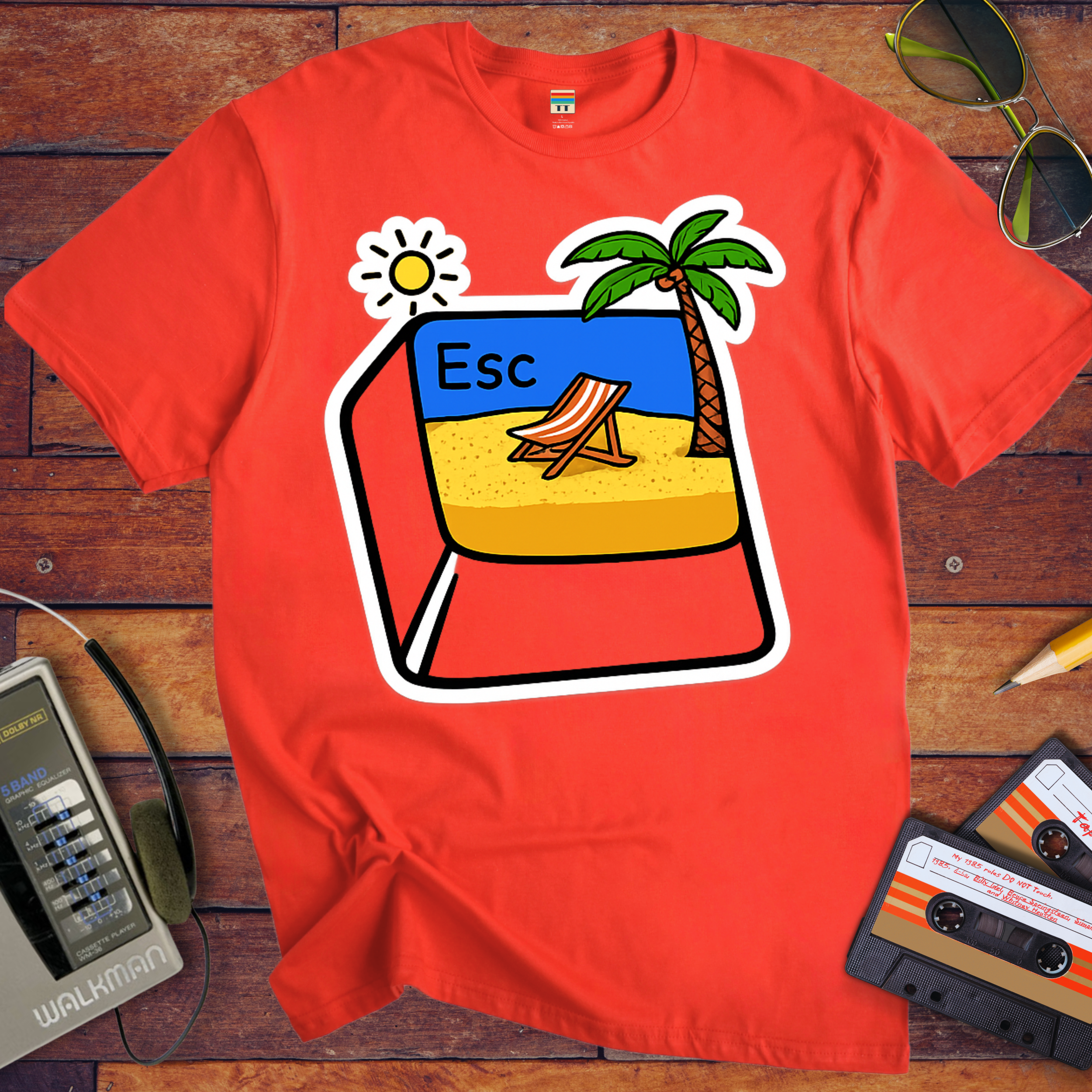'ESC KEY' Funny T-Shirt