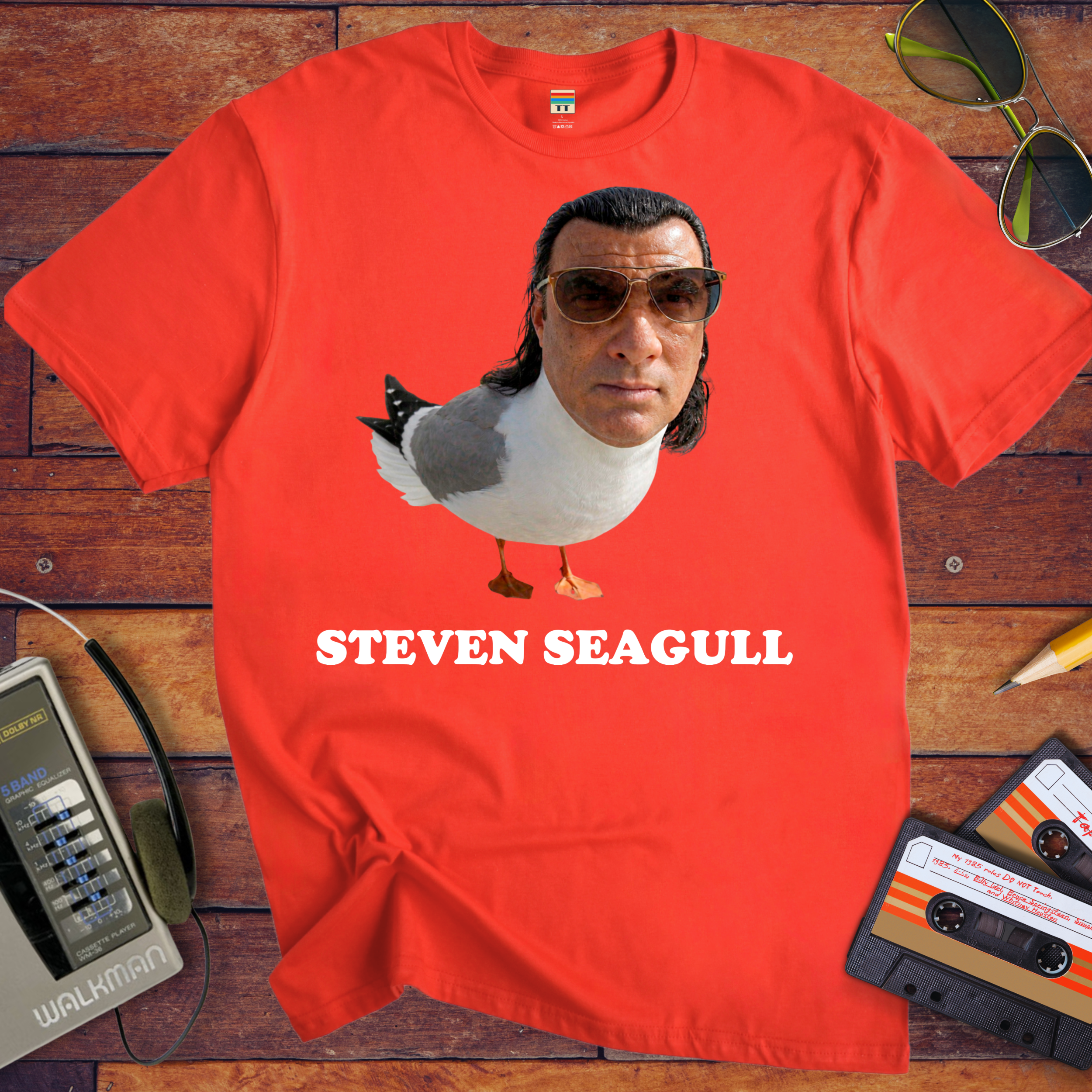 'Steven Seagull' Funny T-Shirt