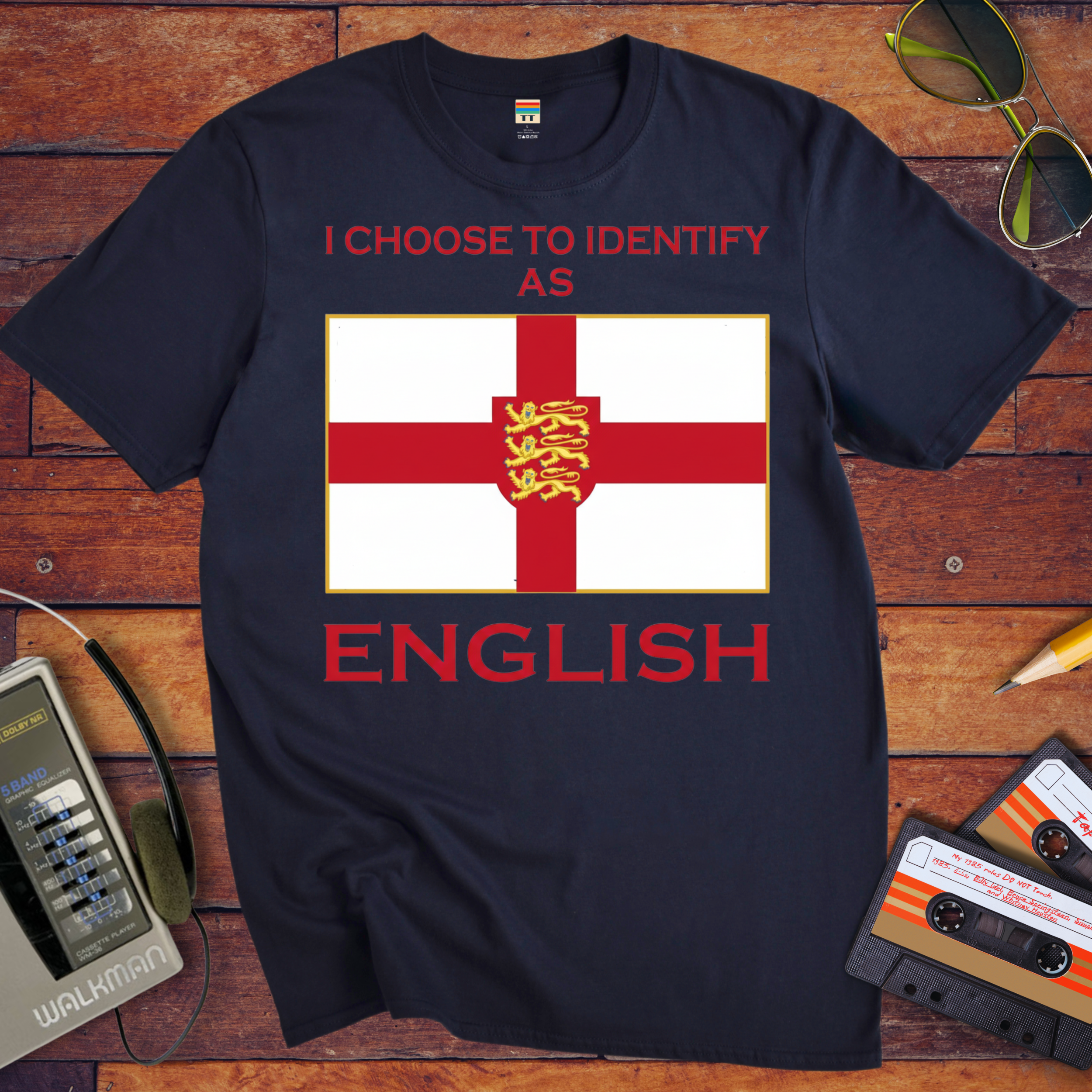 'I choose to identify as English' T-Shirt
