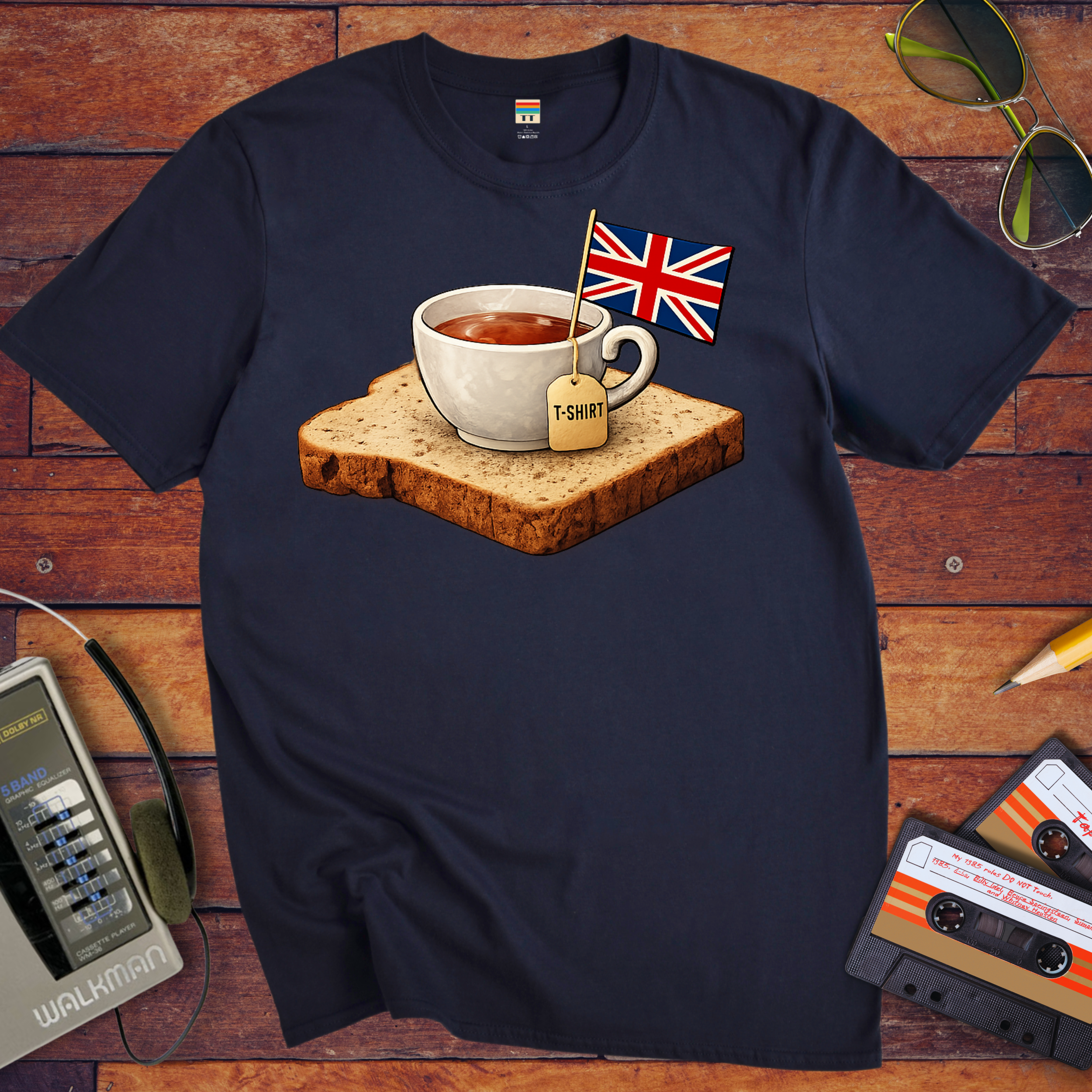 'Tea with toast' Funny T-Shirt