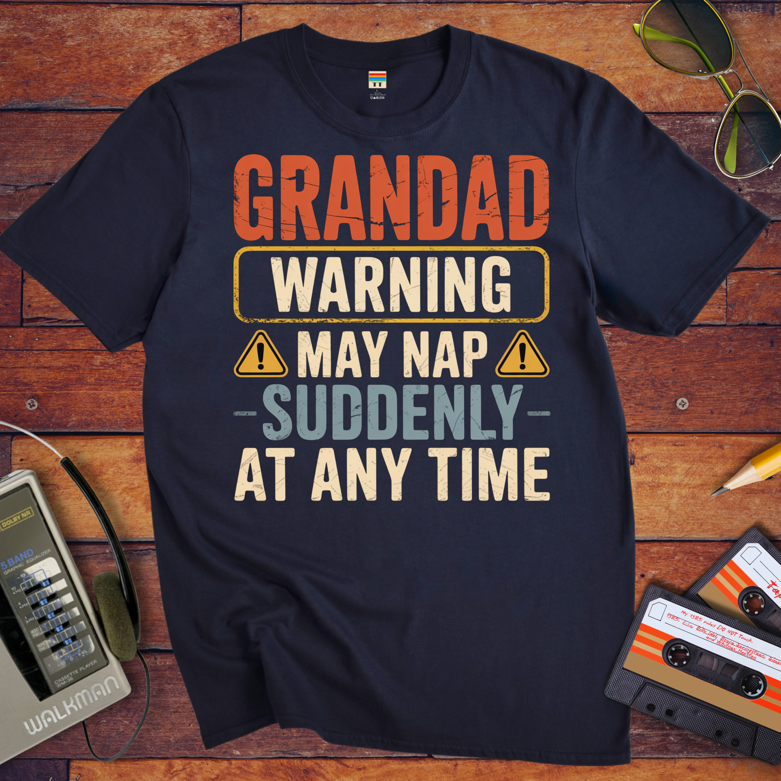 'Grandad Warning' Funny T-Shirt