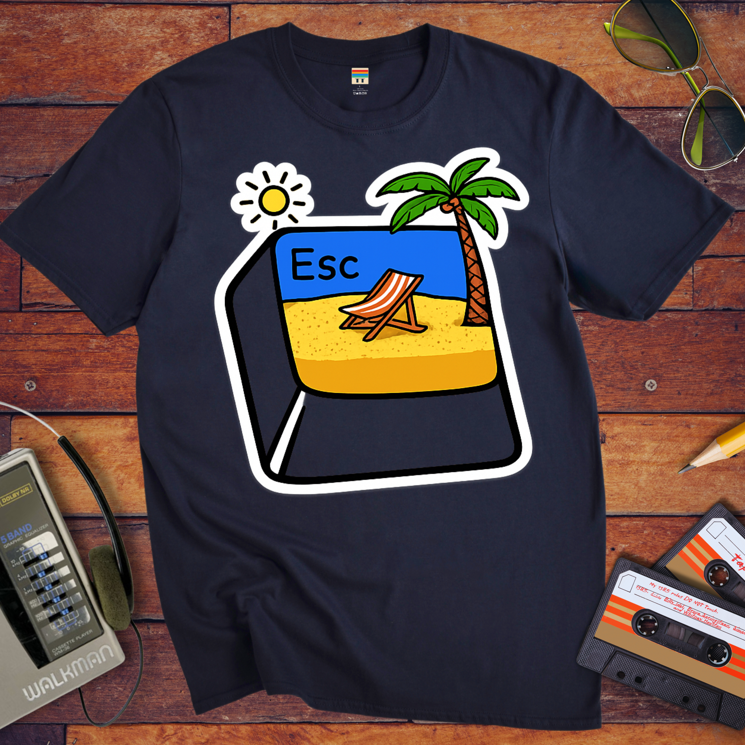'ESC KEY' Funny T-Shirt