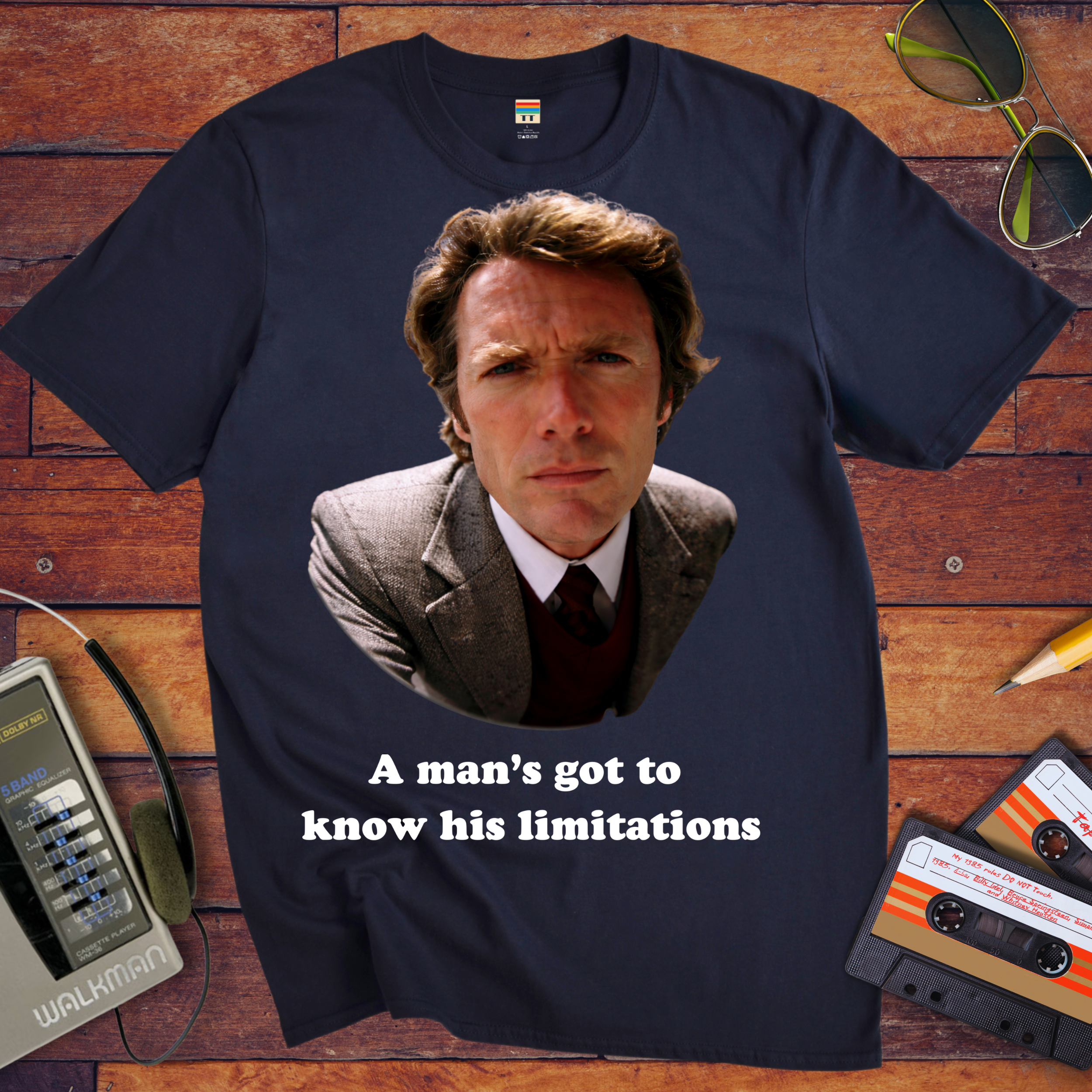 'A Man's Got To Know His limitations'  T-Shirt