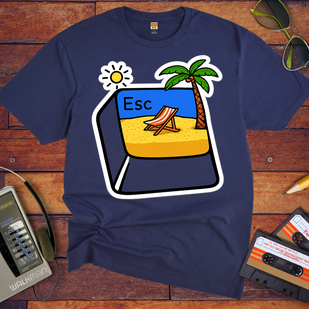 'ESC KEY' Funny T-Shirt