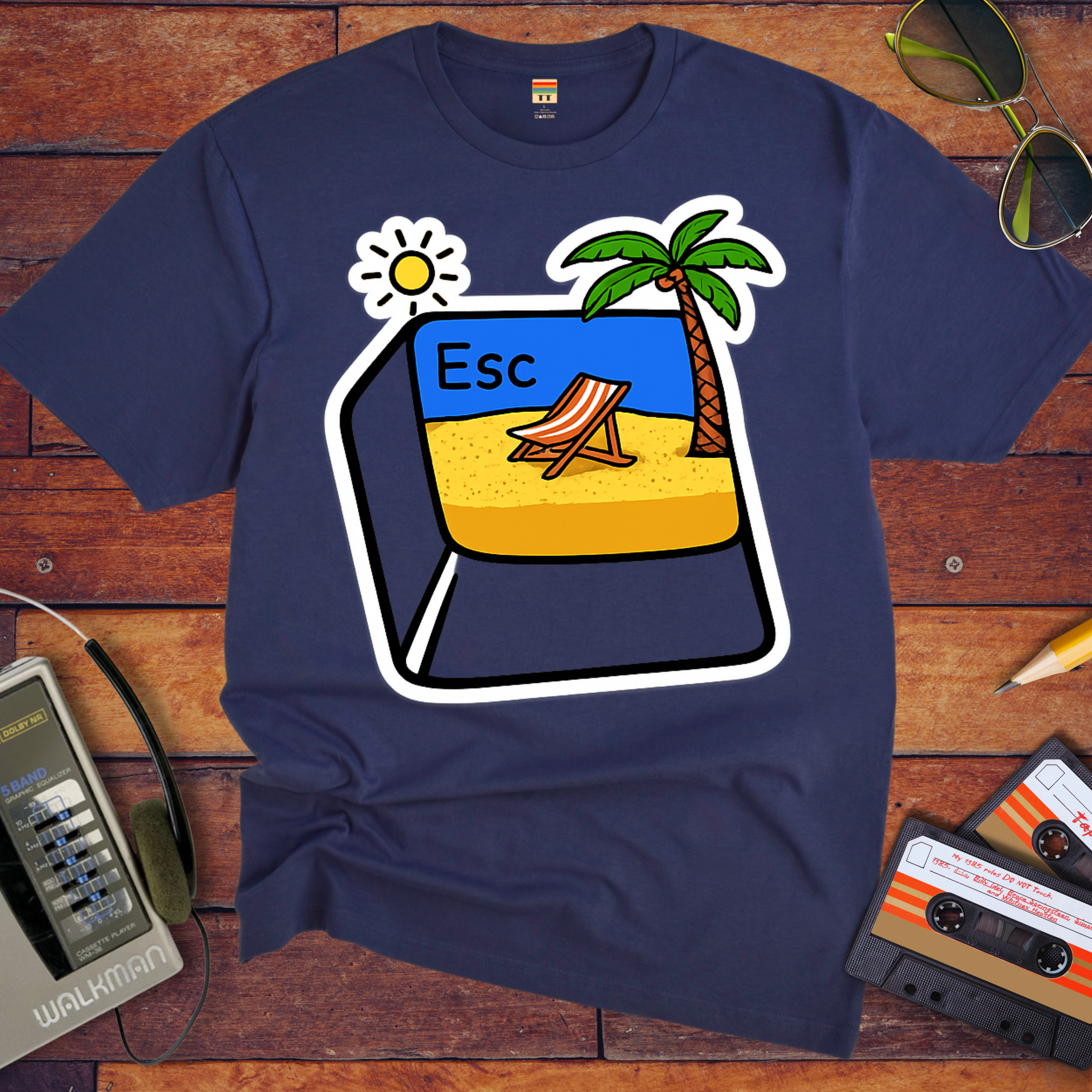 'ESC KEY' Funny T-Shirt