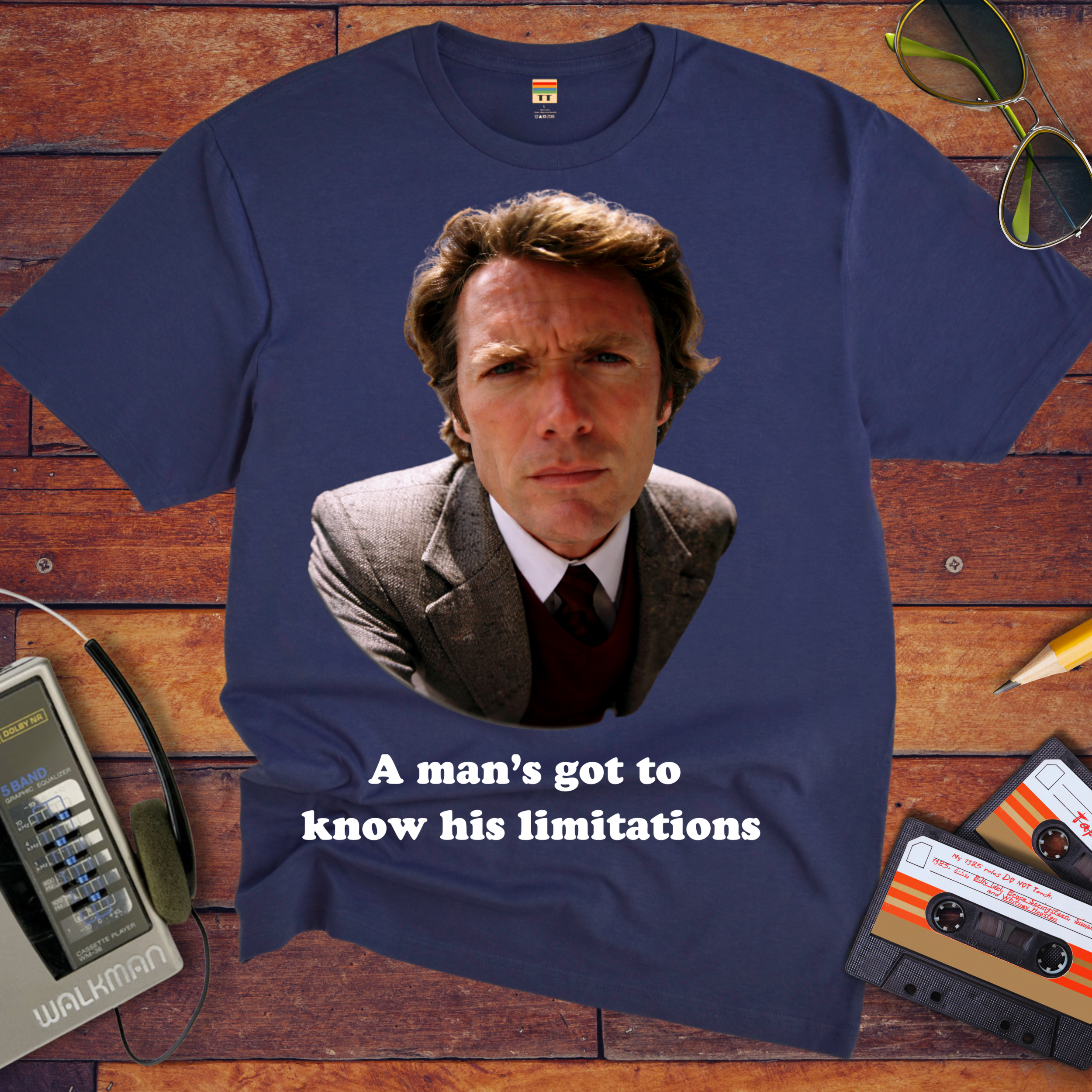 'A Man's Got To Know His limitations'  T-Shirt