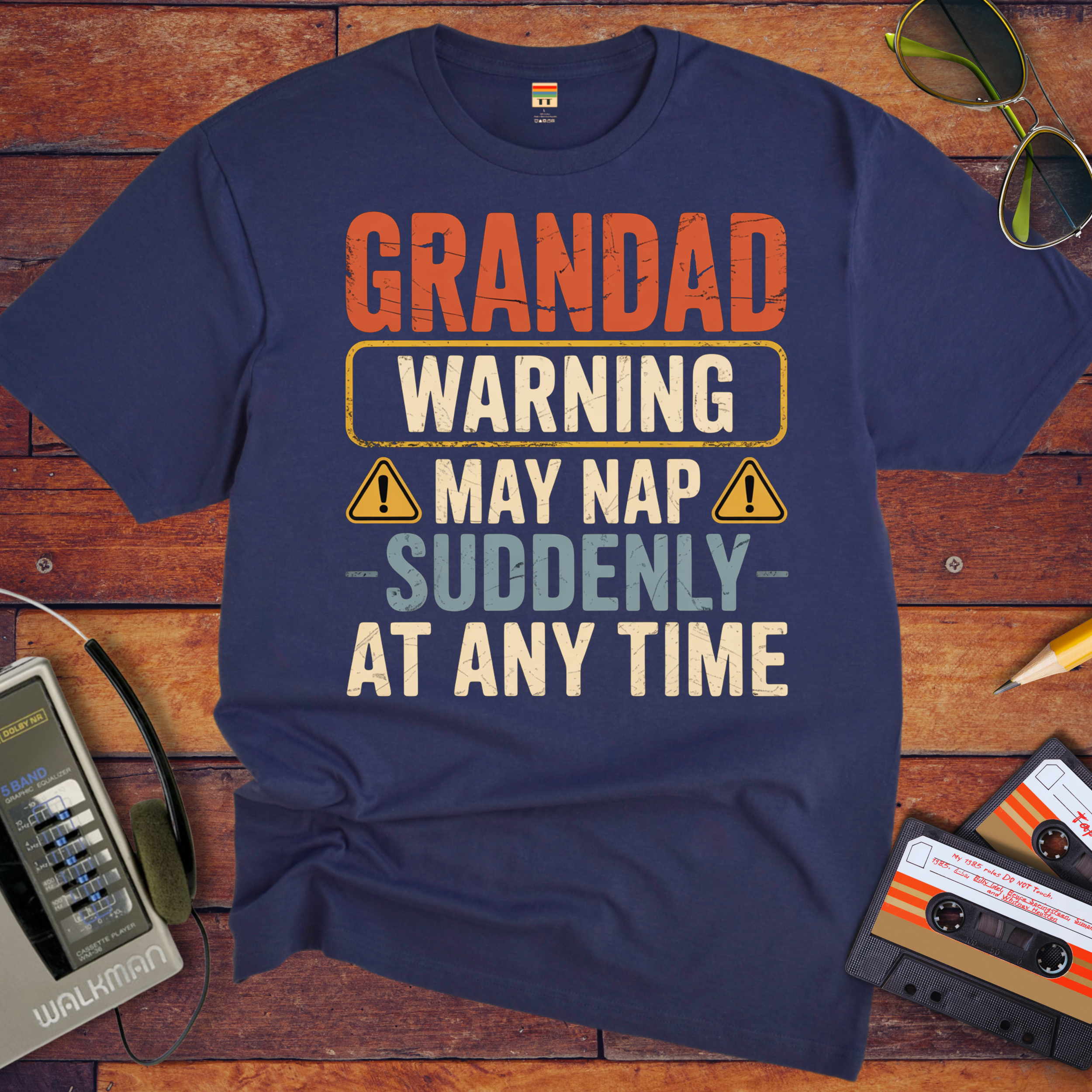 'Grandad Warning' Funny T-Shirt