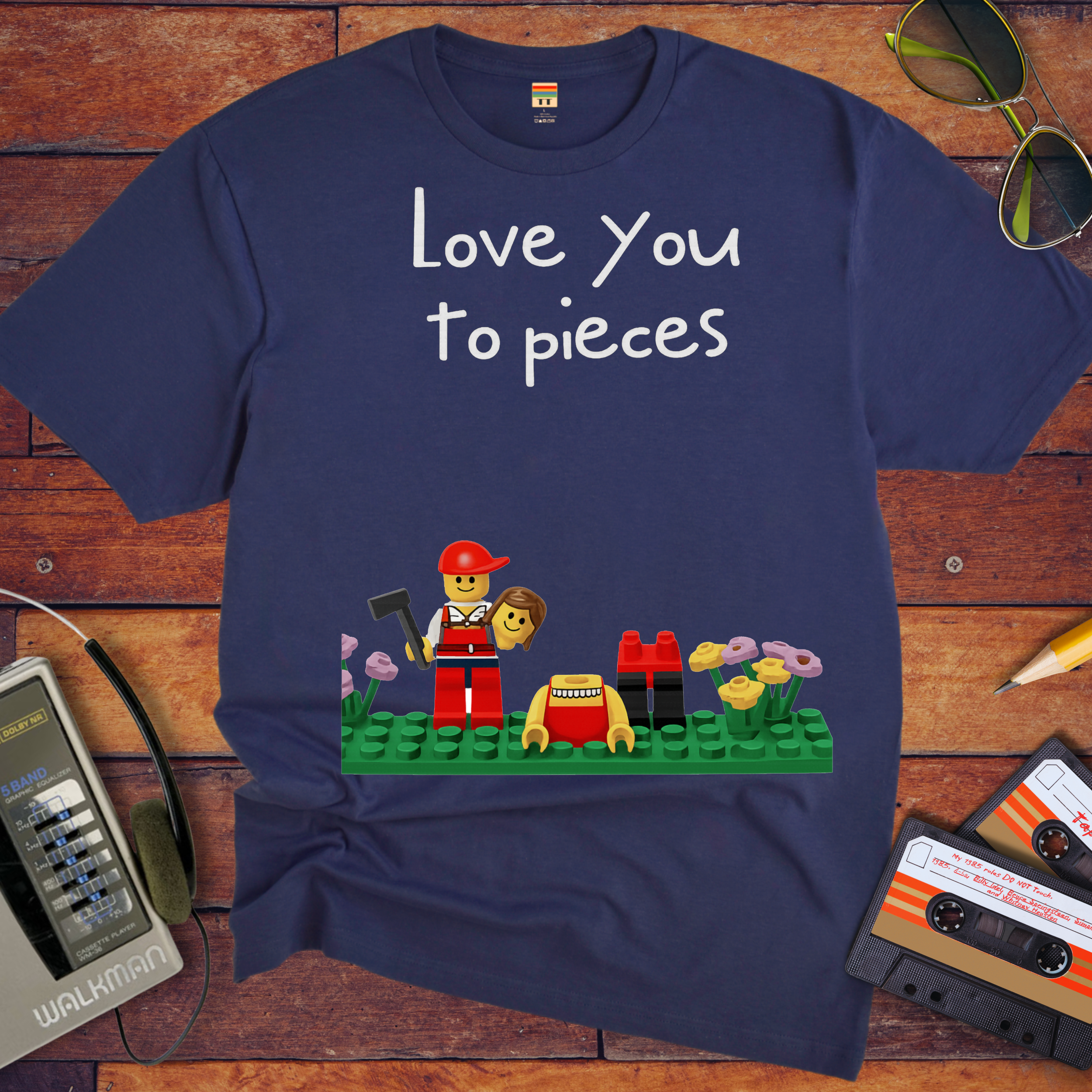 'Love you to pieces' Funny T-Shirt