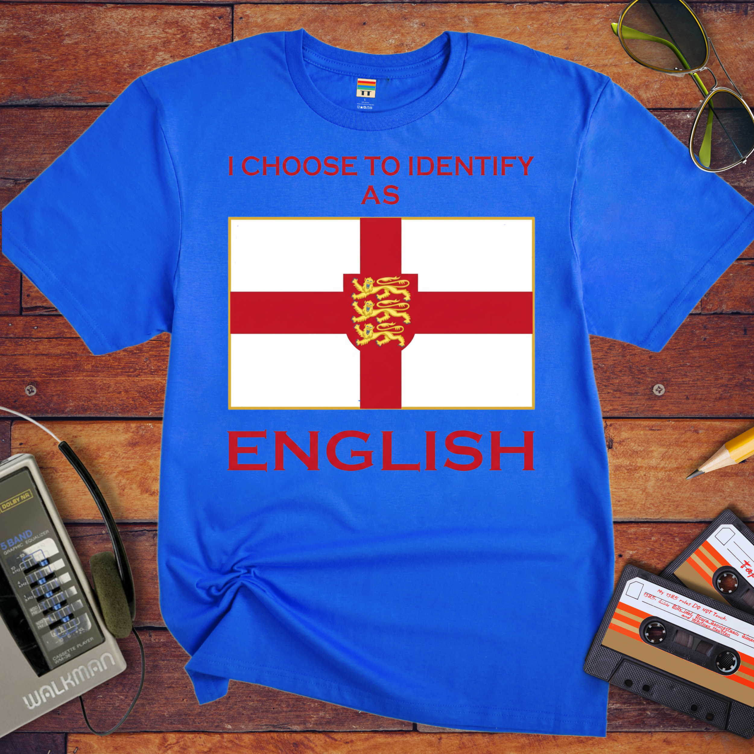 'I choose to identify as English' T-Shirt