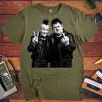 Laurel and Hardy  Punk 'V2' Funny T-Shirt