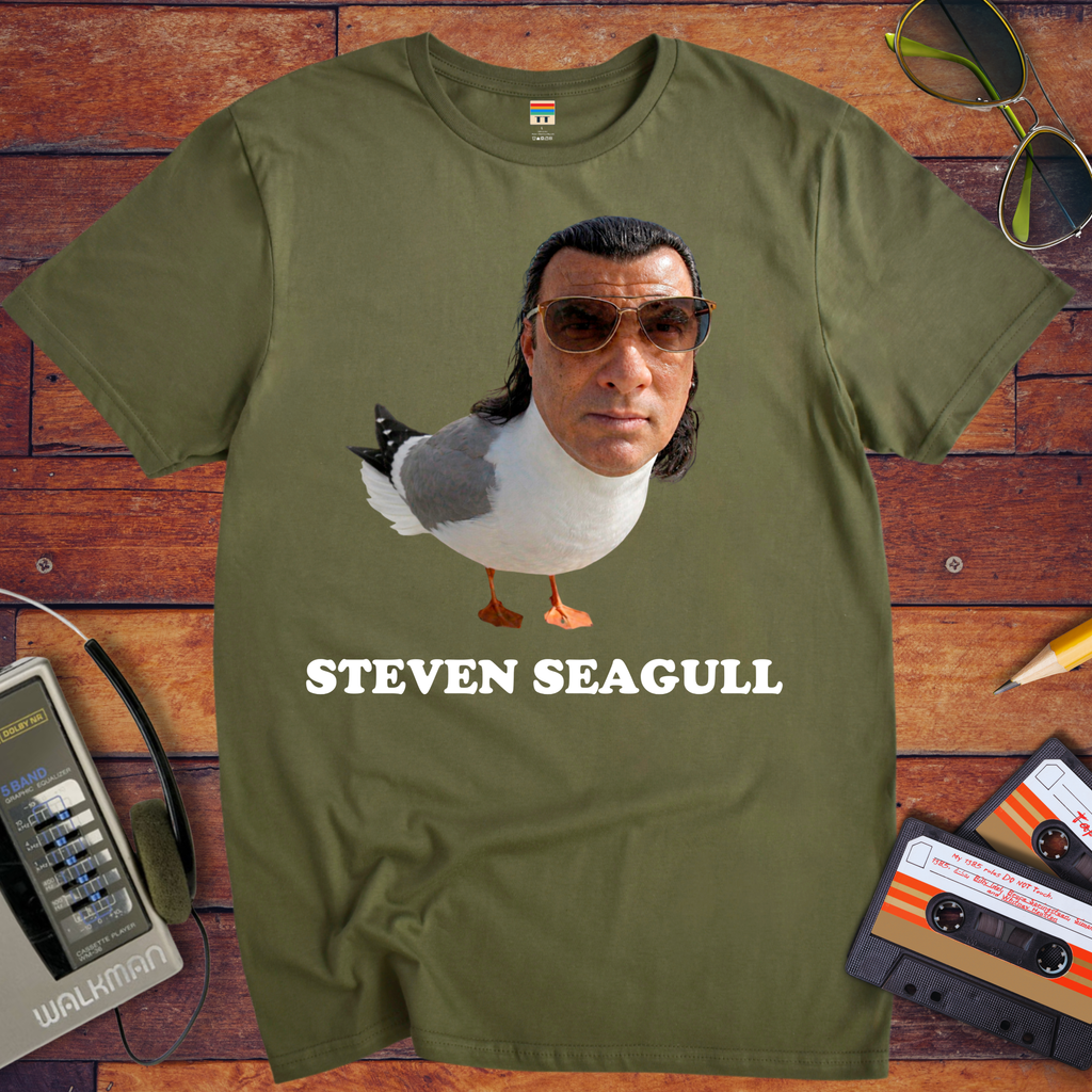 'Steven Seagull' Funny T-Shirt