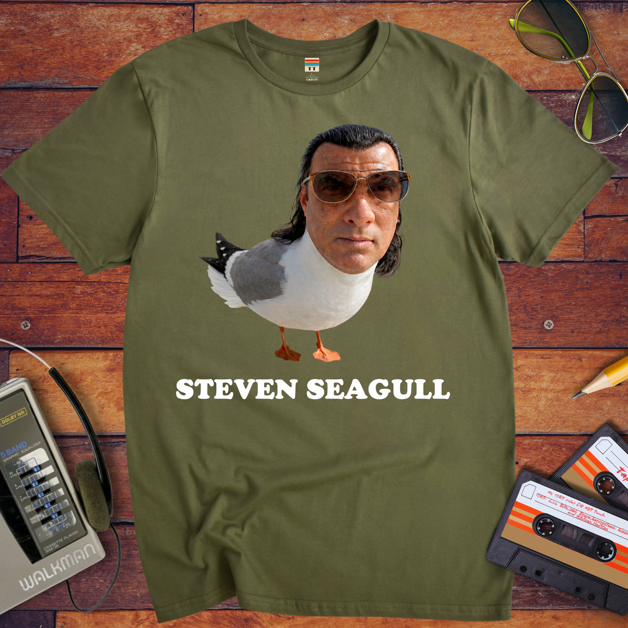 'Steven Seagull' Funny T-Shirt