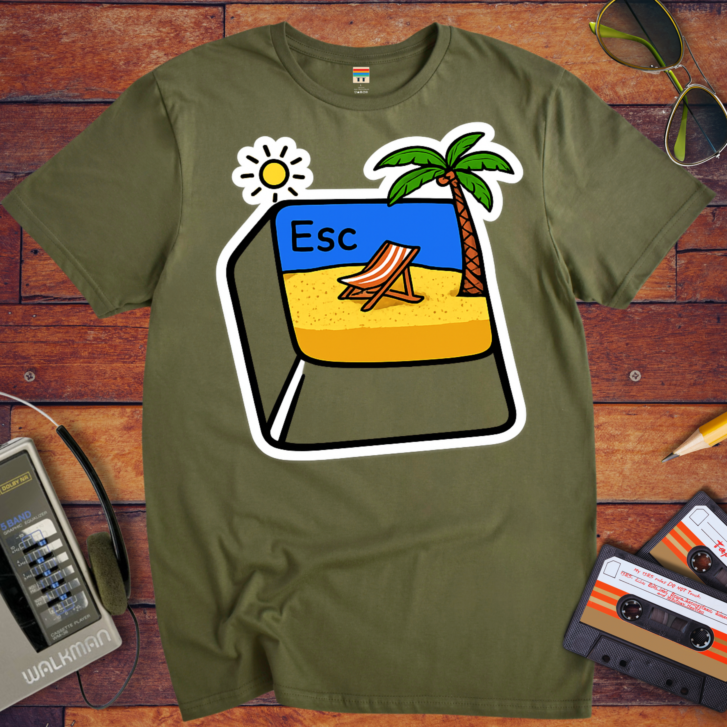 'ESC KEY' Funny T-Shirt