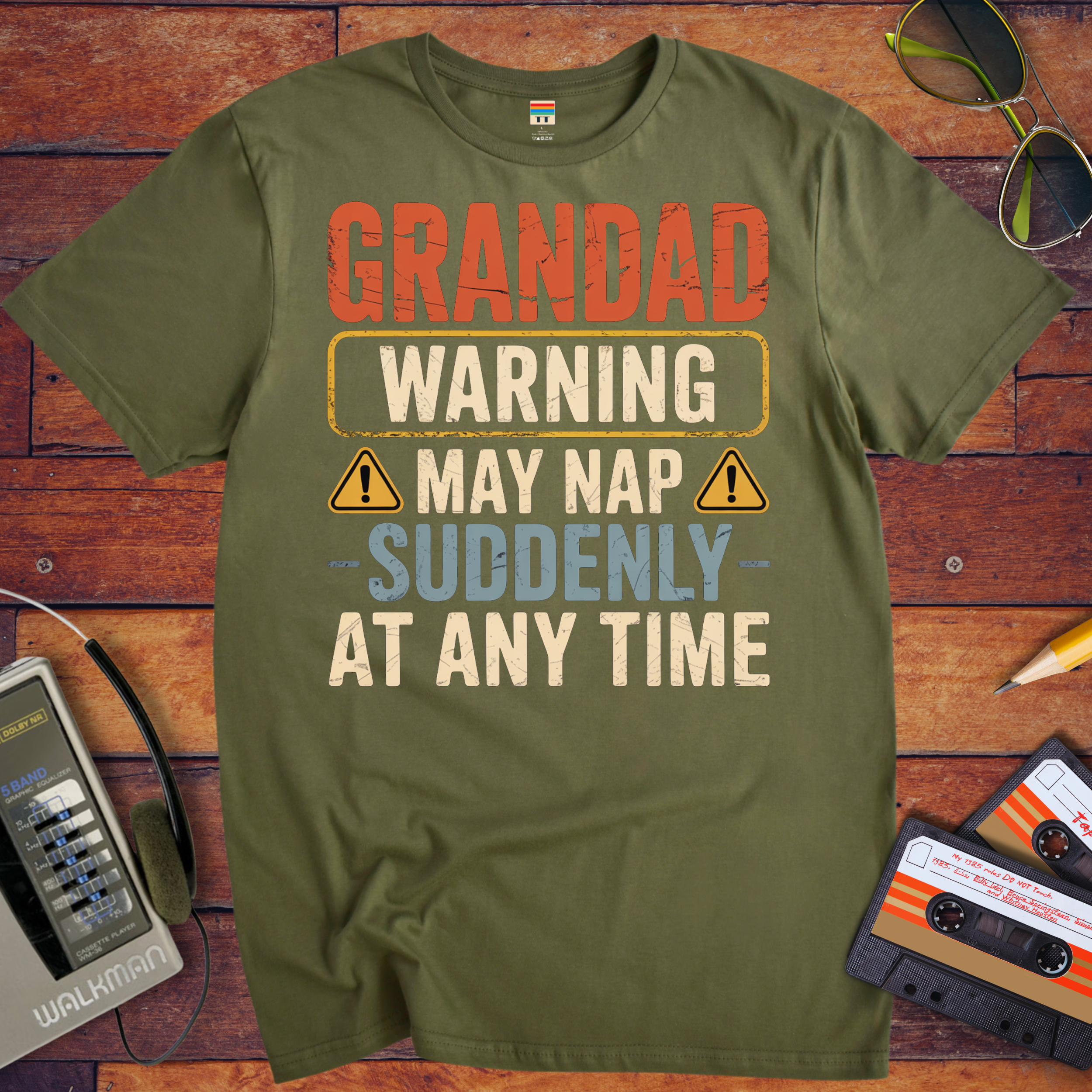 'Grandad Warning' Funny T-Shirt