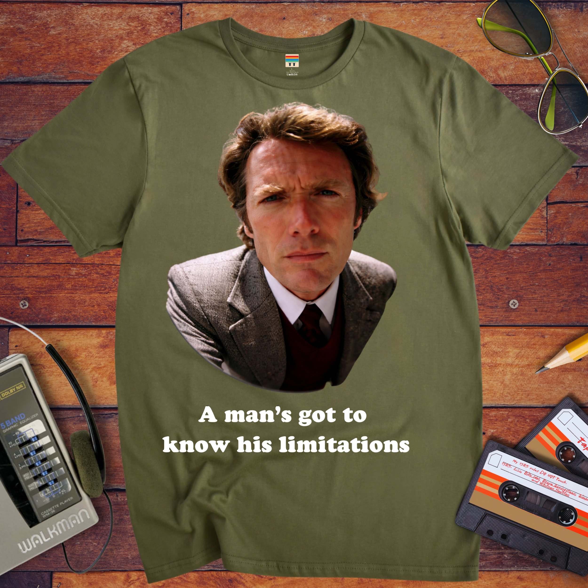 'A Man's Got To Know His limitations'  T-Shirt