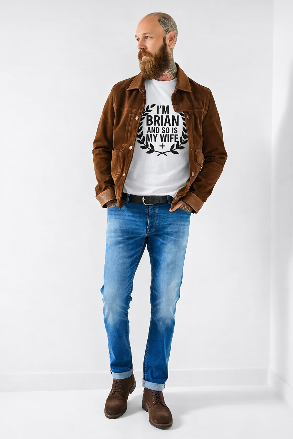 'I'm Brian and so is my Wife' Funny T-Shirt