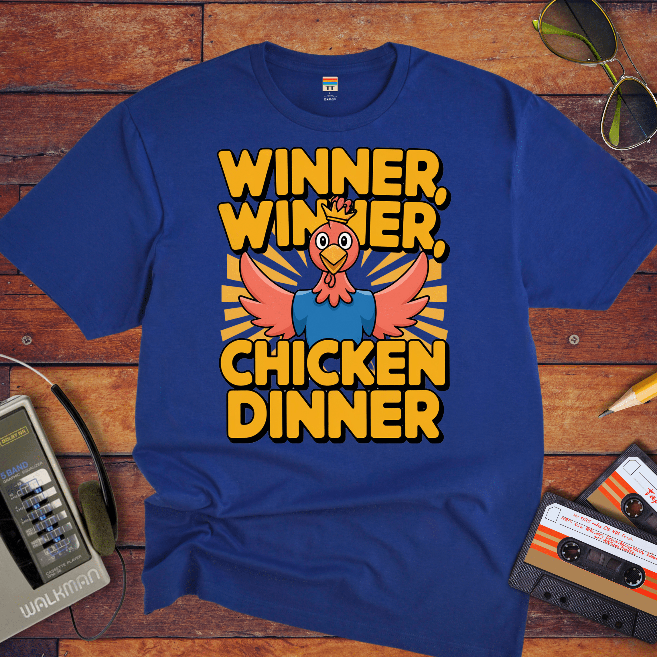 'Winner Winner Chicken Dinner' Funny T-Shirt