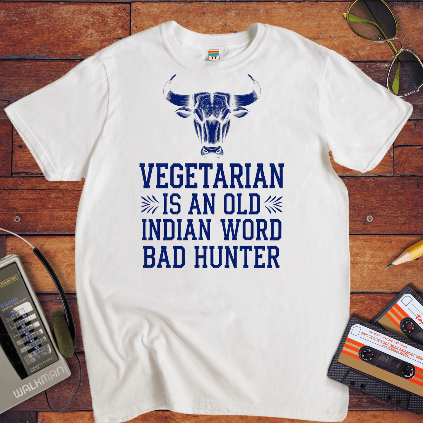 "VEGETARIAN' is an old Indian word for 'BAD HUNTER" T-Shirt