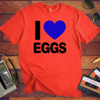 'I Love Eggs' Funny T-Shirt