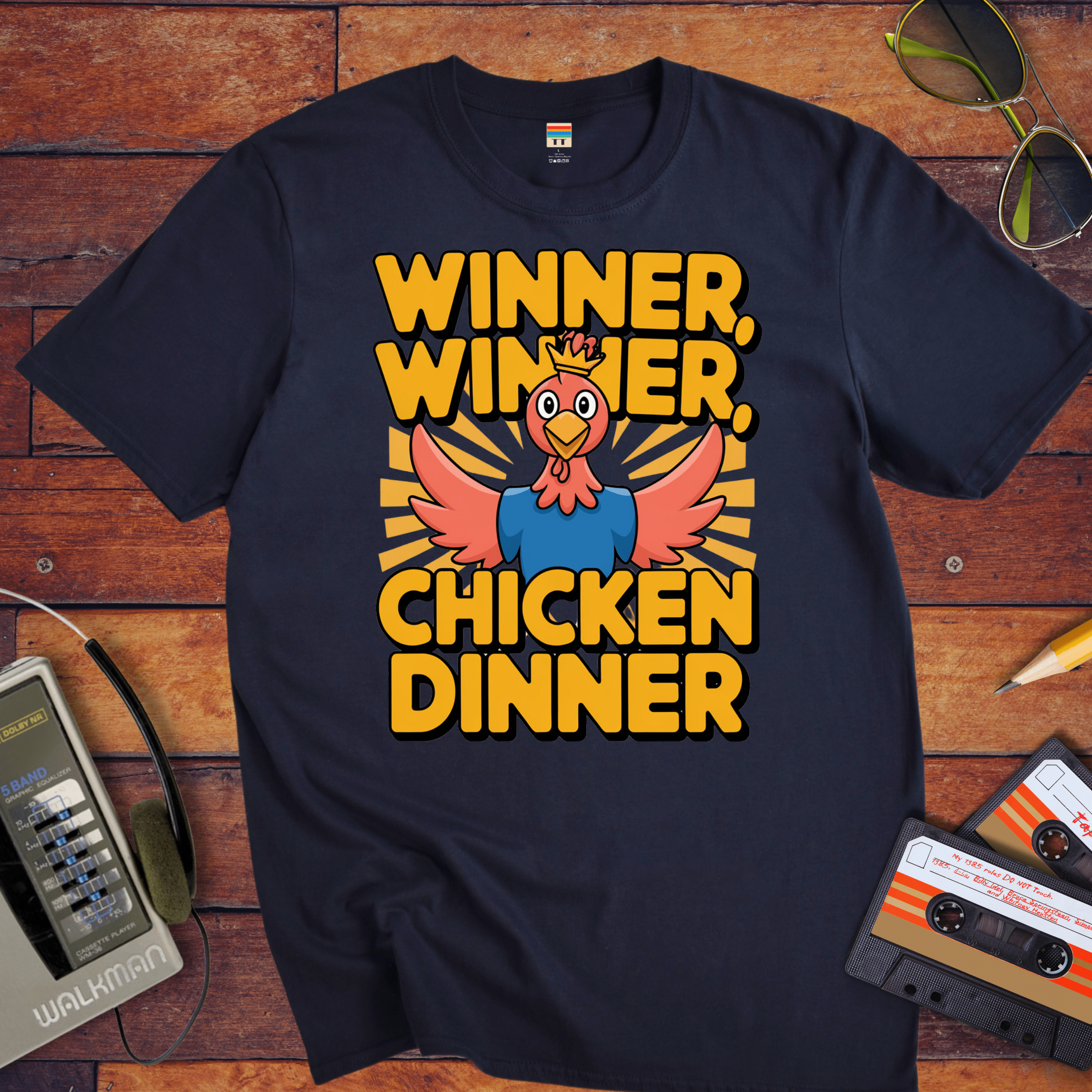 'Winner Winner Chicken Dinner' Funny T-Shirt